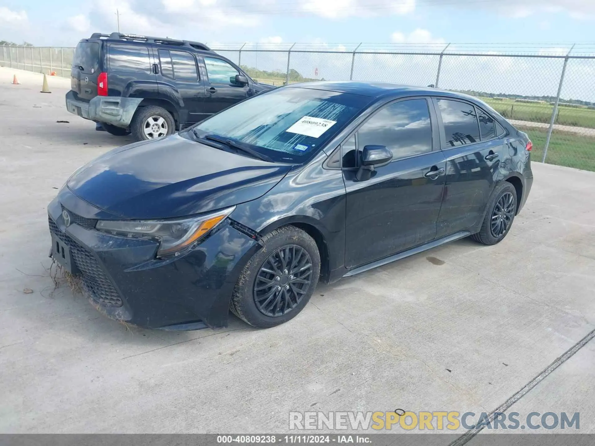 2 Photograph of a damaged car 5YFEPRAE6LP104860 TOYOTA COROLLA 2020