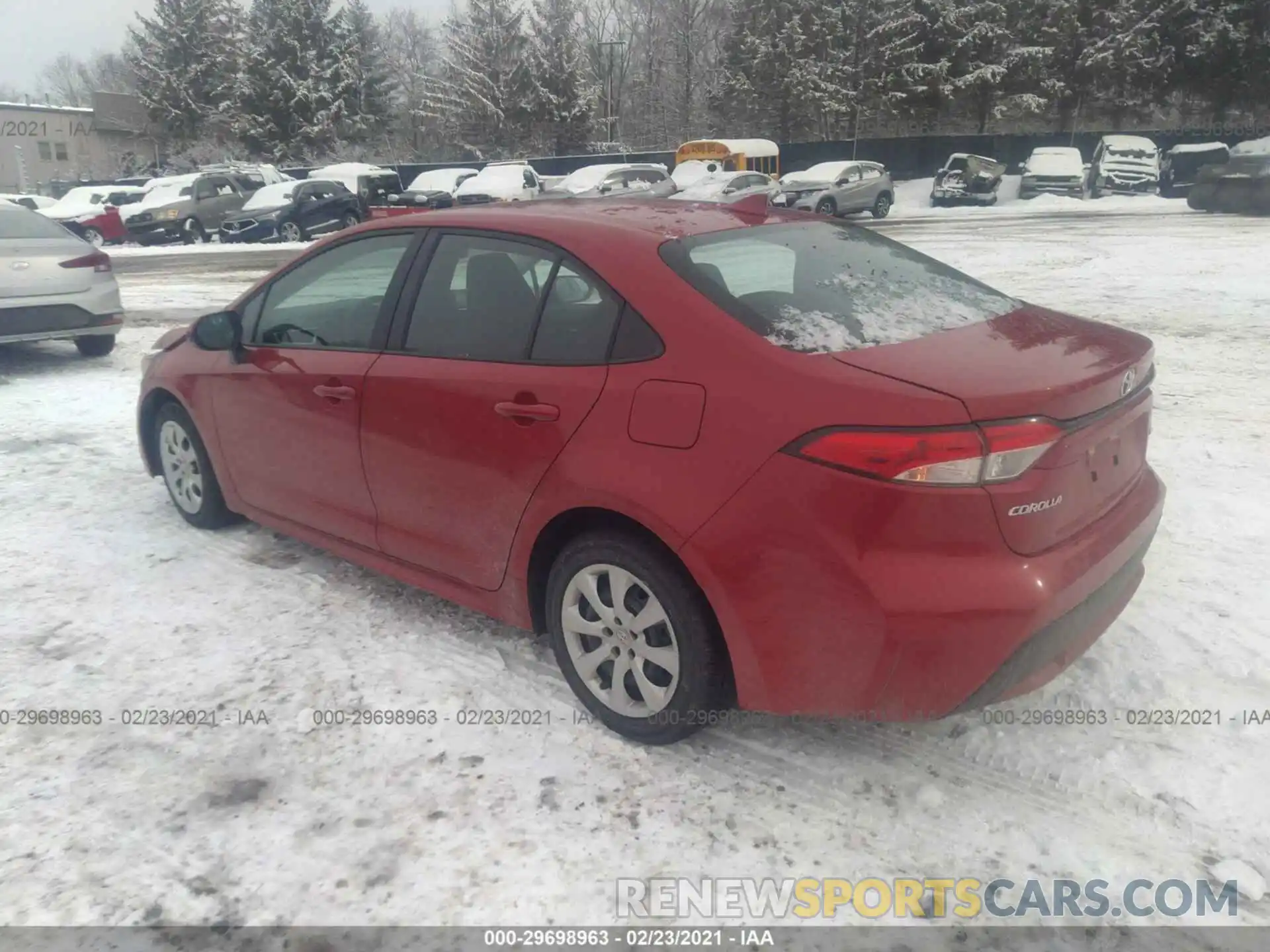 3 Photograph of a damaged car 5YFEPRAE6LP108276 TOYOTA COROLLA 2020