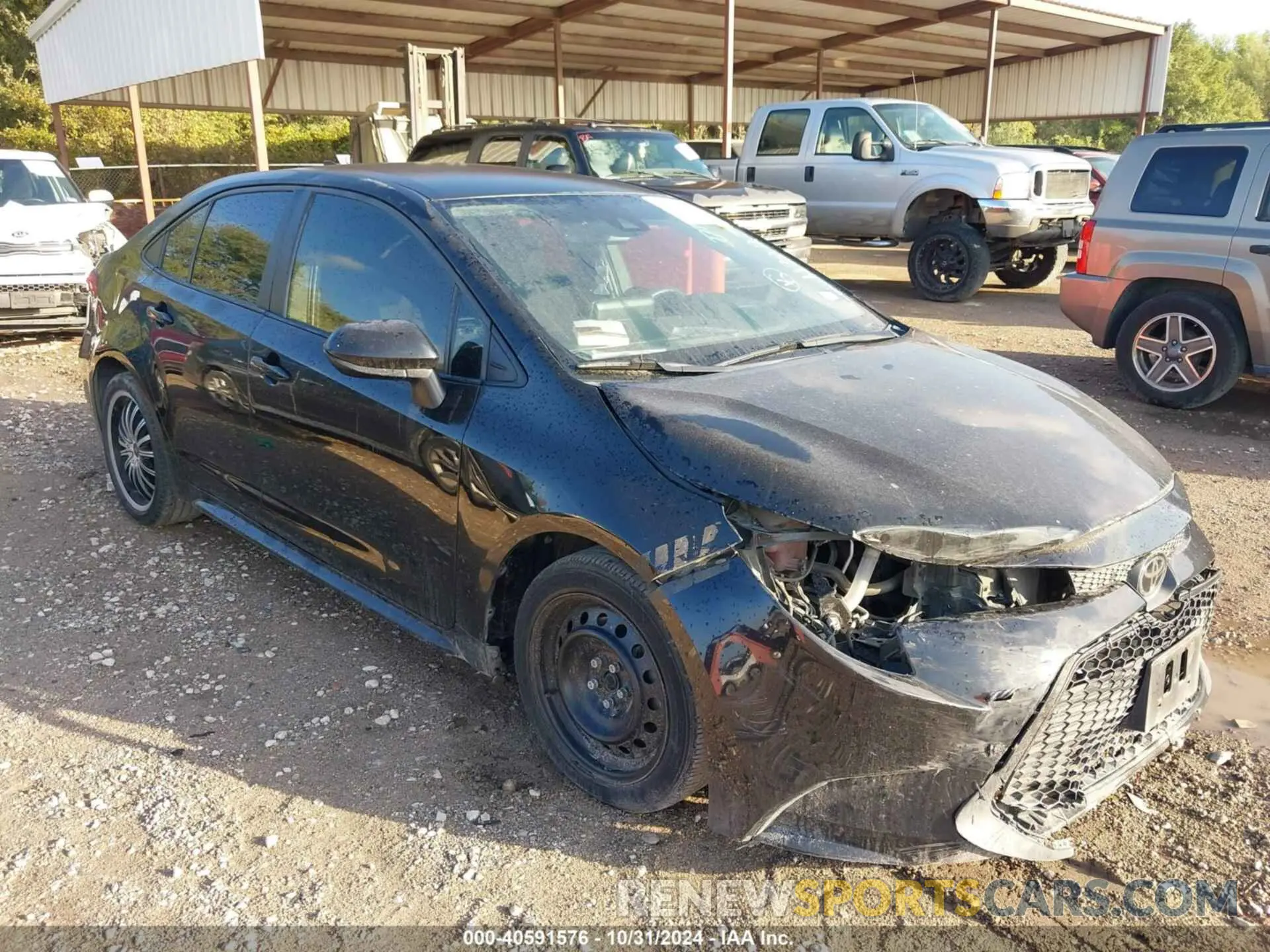 1 Photograph of a damaged car 5YFEPRAE6LP113123 TOYOTA COROLLA 2020