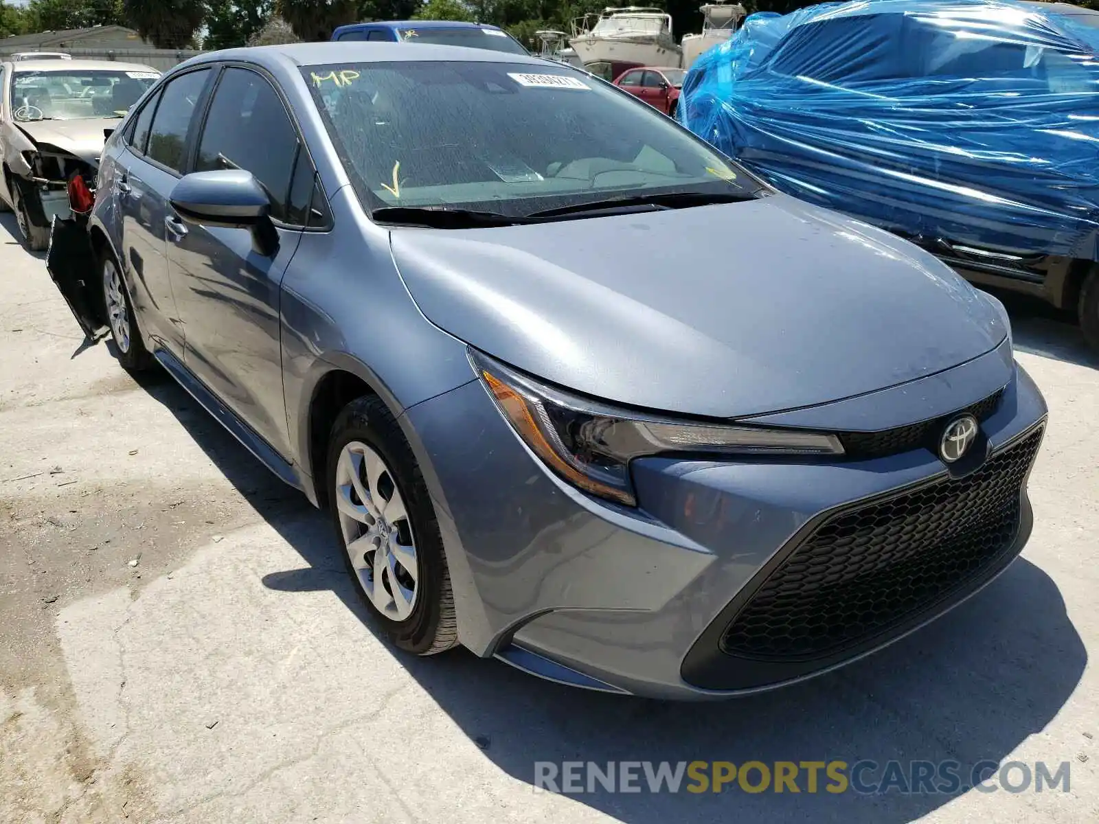 1 Photograph of a damaged car 5YFEPRAE6LP113915 TOYOTA COROLLA 2020