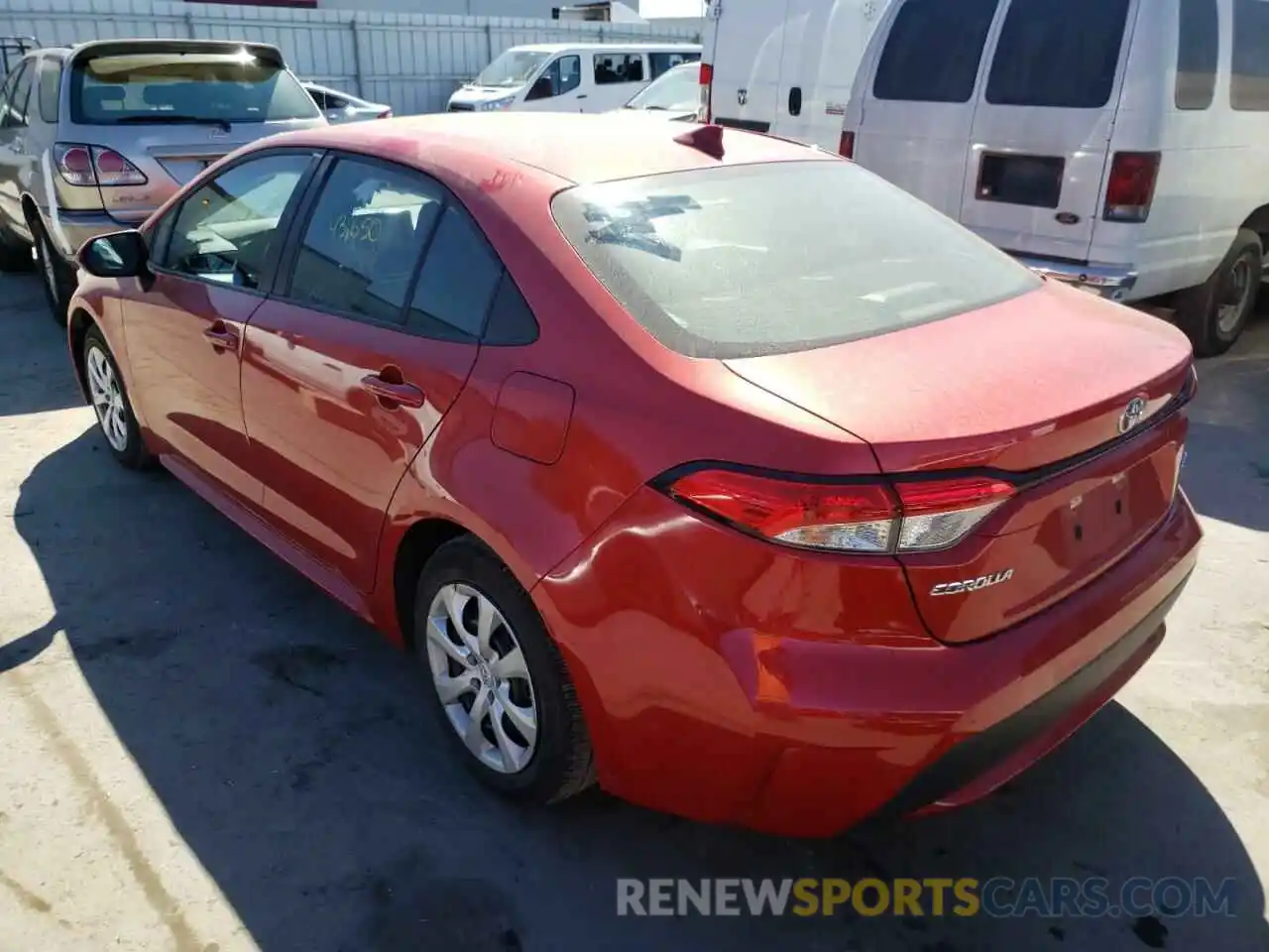 3 Photograph of a damaged car 5YFEPRAE6LP114613 TOYOTA COROLLA 2020