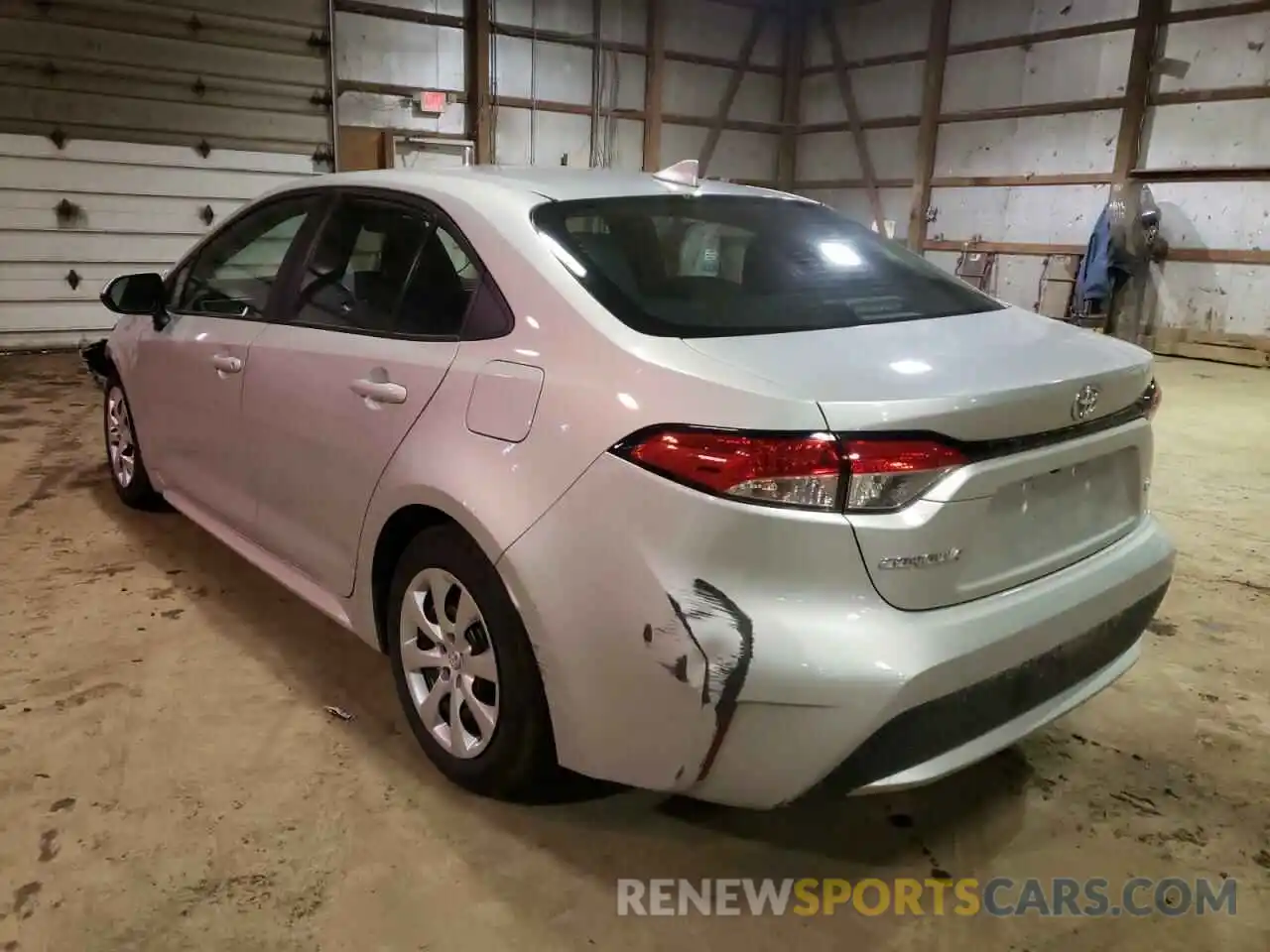 3 Photograph of a damaged car 5YFEPRAE6LP118791 TOYOTA COROLLA 2020