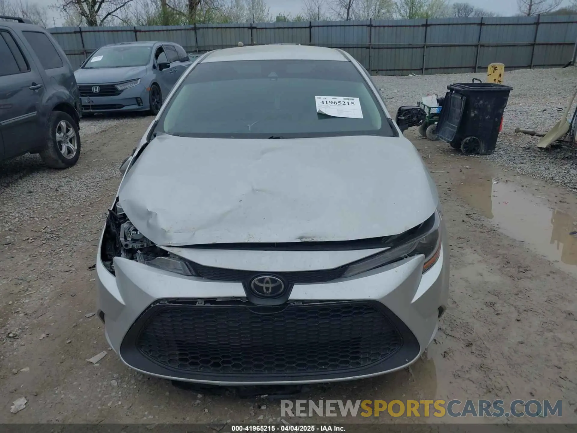 12 Photograph of a damaged car 5YFEPRAE6LP127409 TOYOTA COROLLA 2020