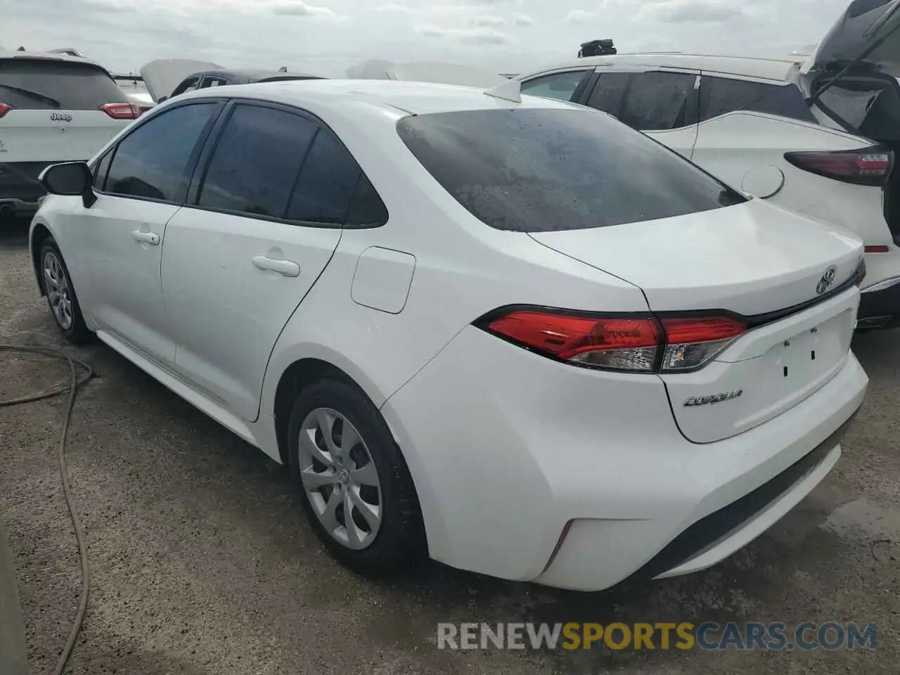 2 Photograph of a damaged car 5YFEPRAE6LP131895 TOYOTA COROLLA 2020
