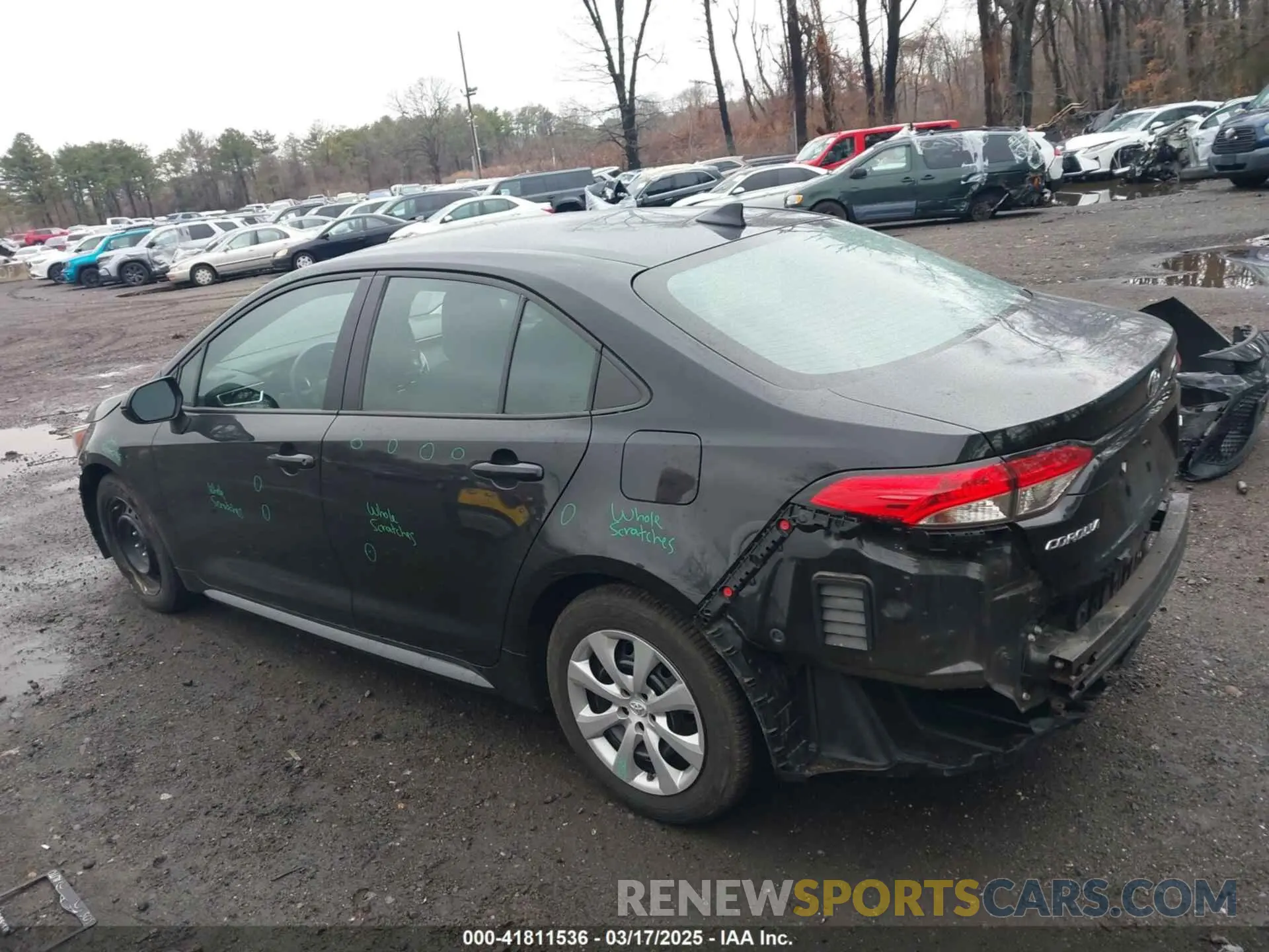 14 Photograph of a damaged car 5YFEPRAE6LP135204 TOYOTA COROLLA 2020