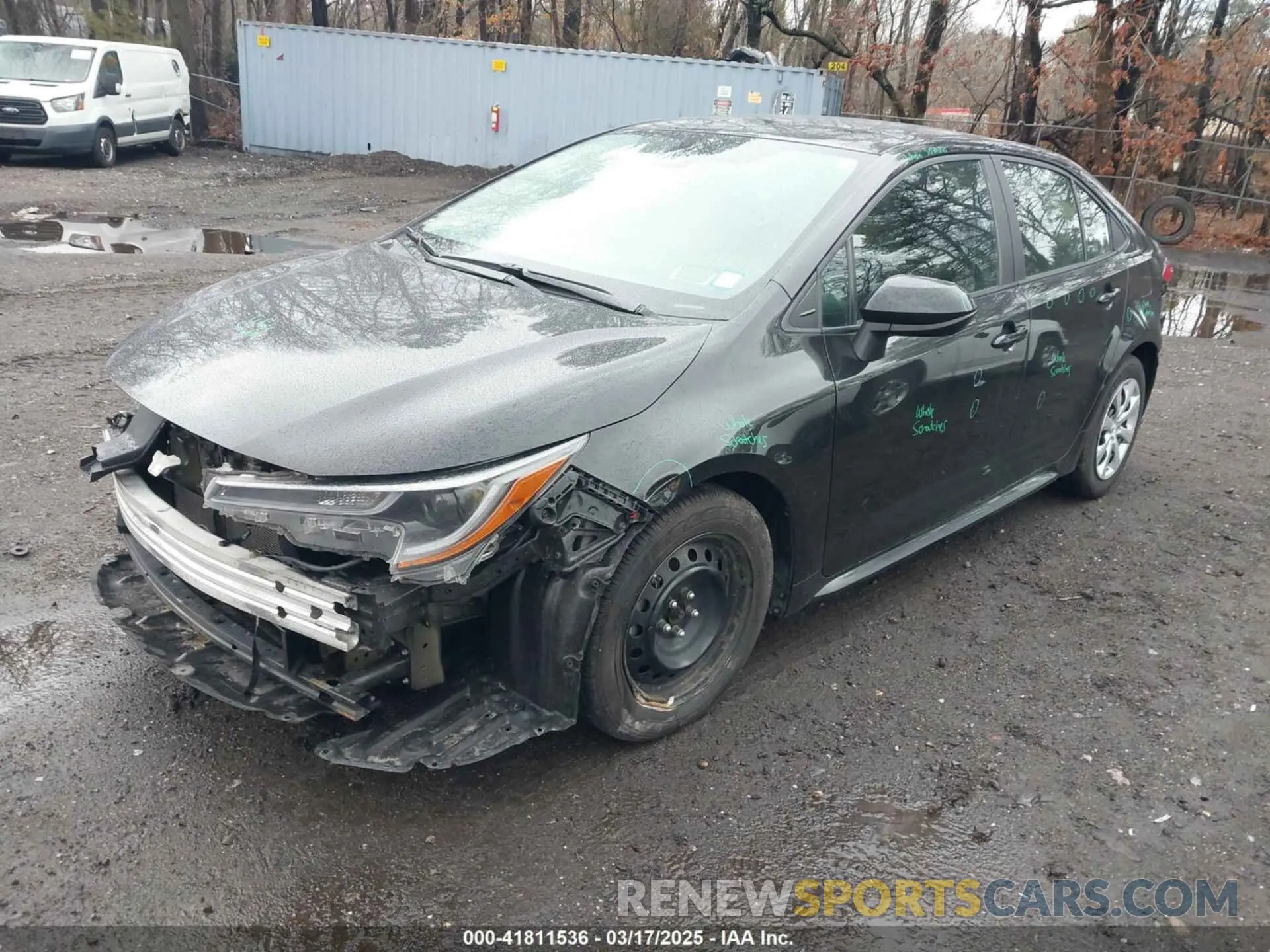 2 Photograph of a damaged car 5YFEPRAE6LP135204 TOYOTA COROLLA 2020