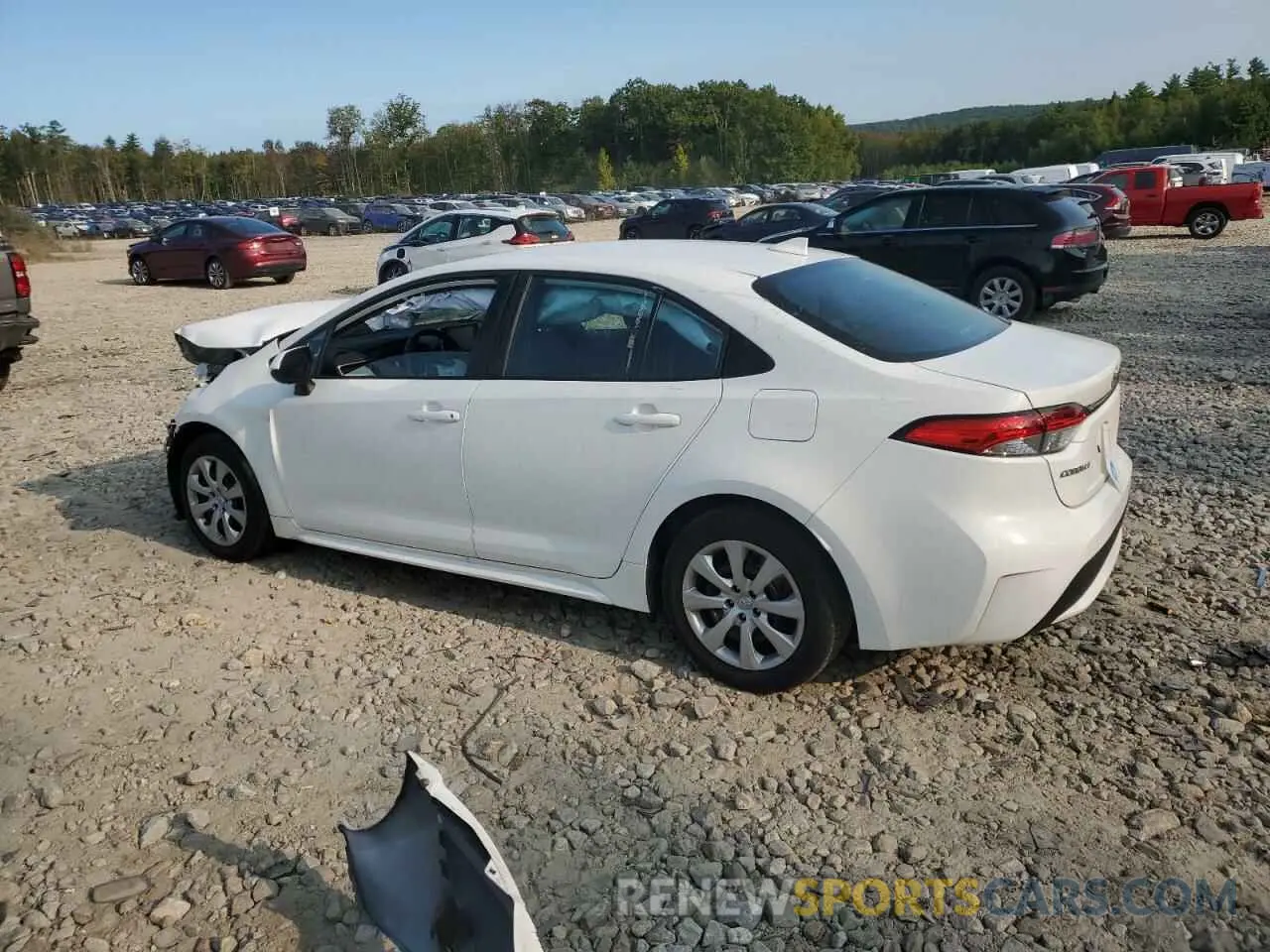2 Photograph of a damaged car 5YFEPRAE6LP146767 TOYOTA COROLLA 2020