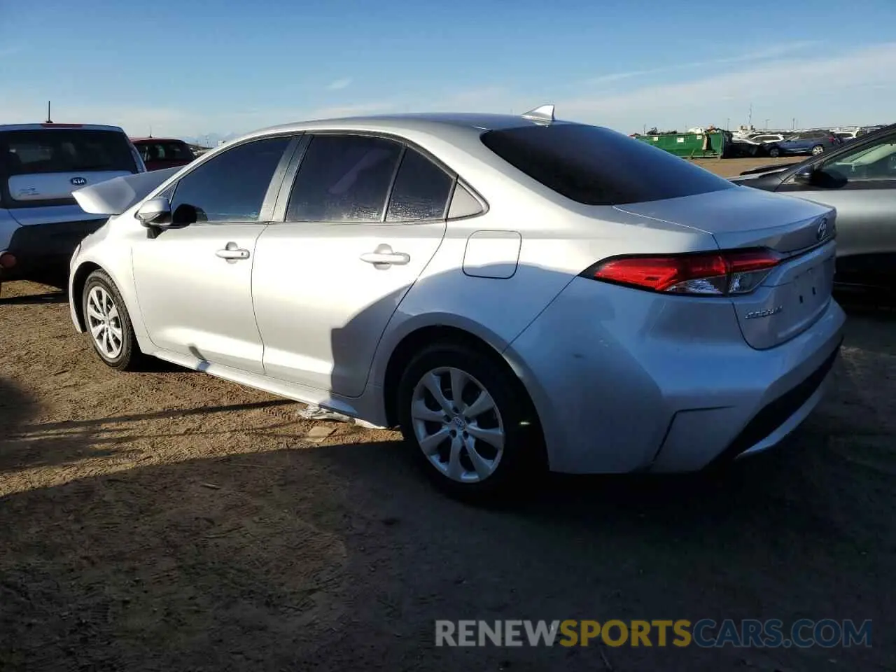 2 Photograph of a damaged car 5YFEPRAE7LP006209 TOYOTA COROLLA 2020