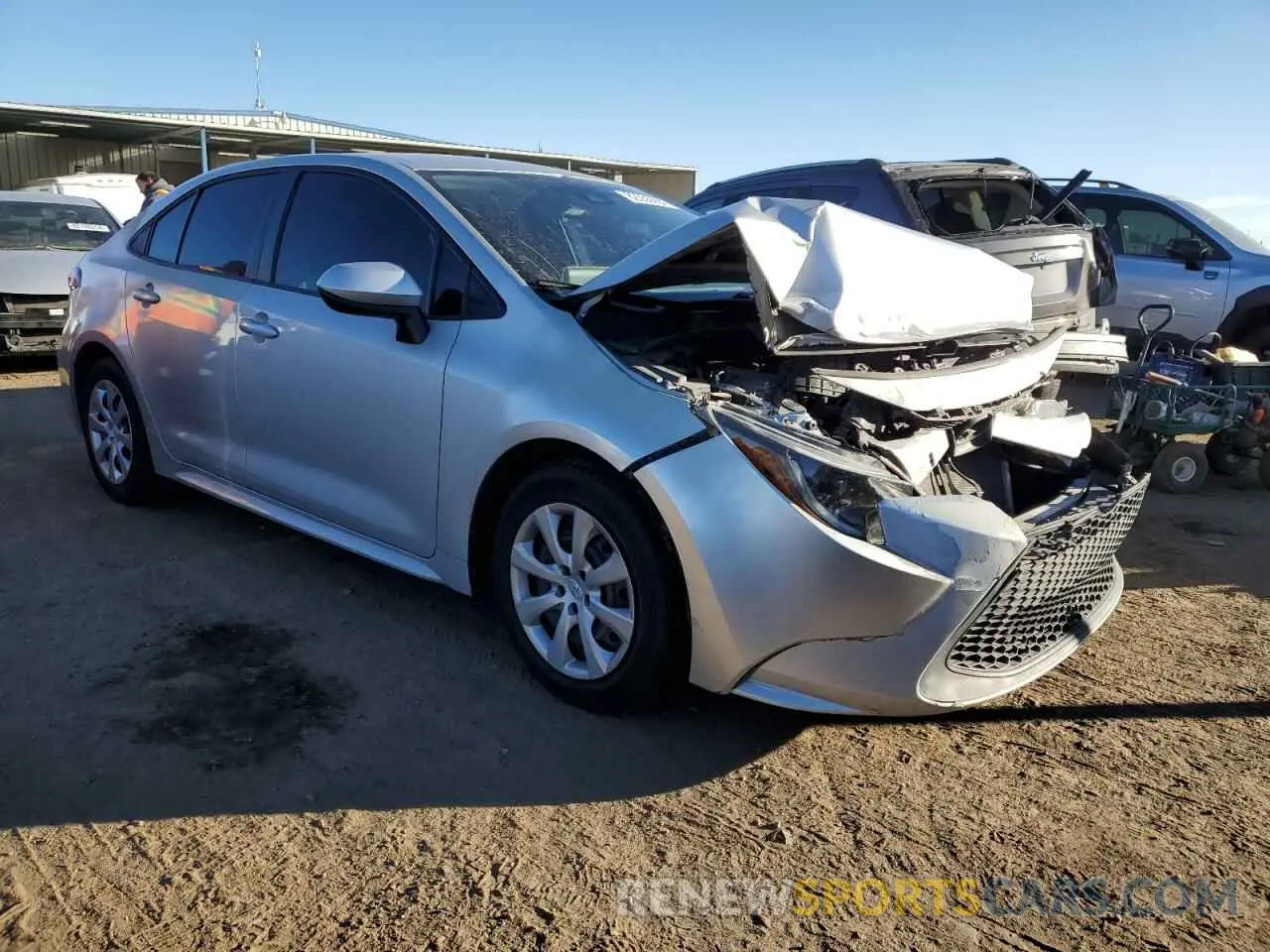 4 Photograph of a damaged car 5YFEPRAE7LP006209 TOYOTA COROLLA 2020