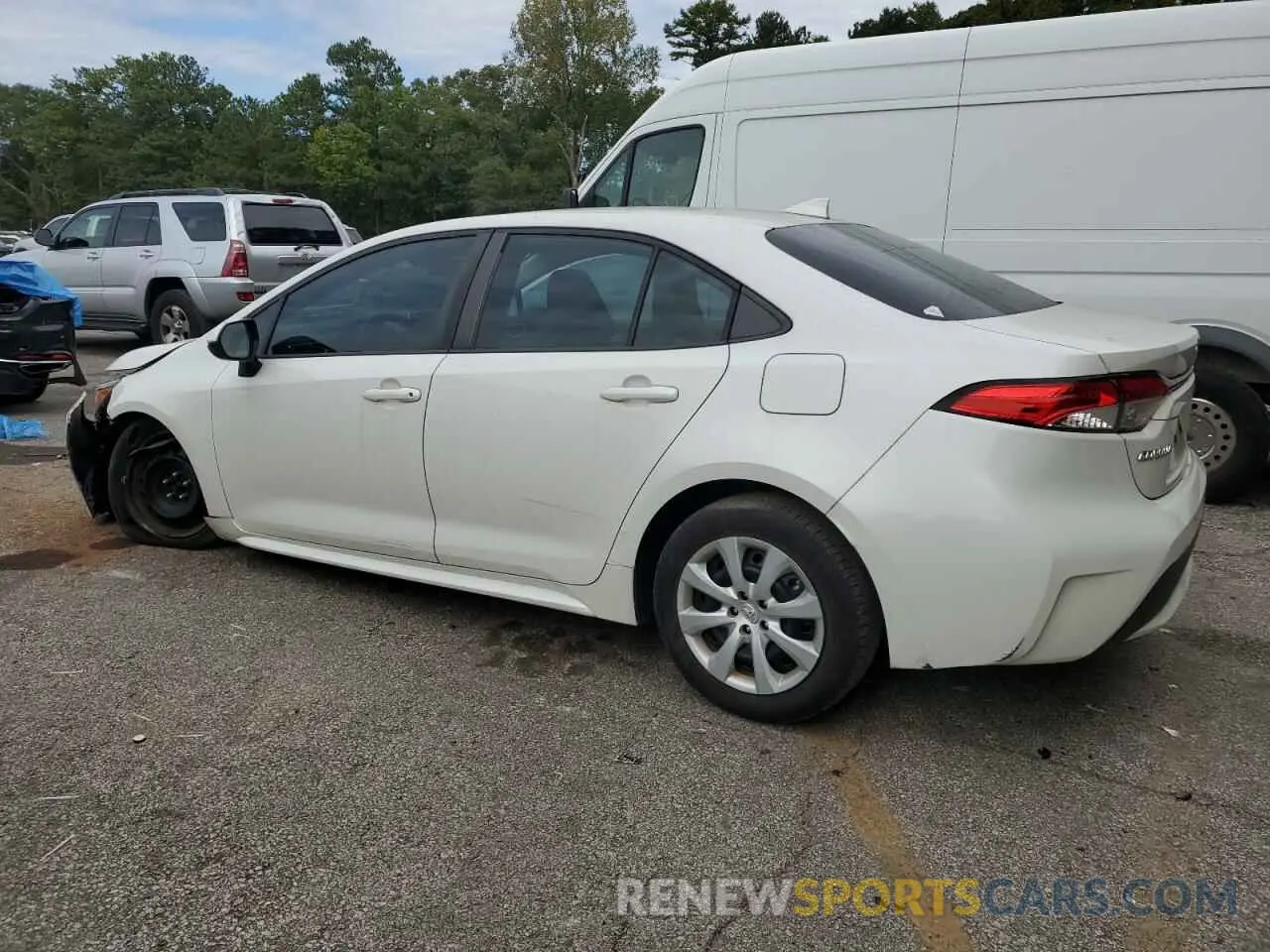 2 Photograph of a damaged car 5YFEPRAE7LP006887 TOYOTA COROLLA 2020