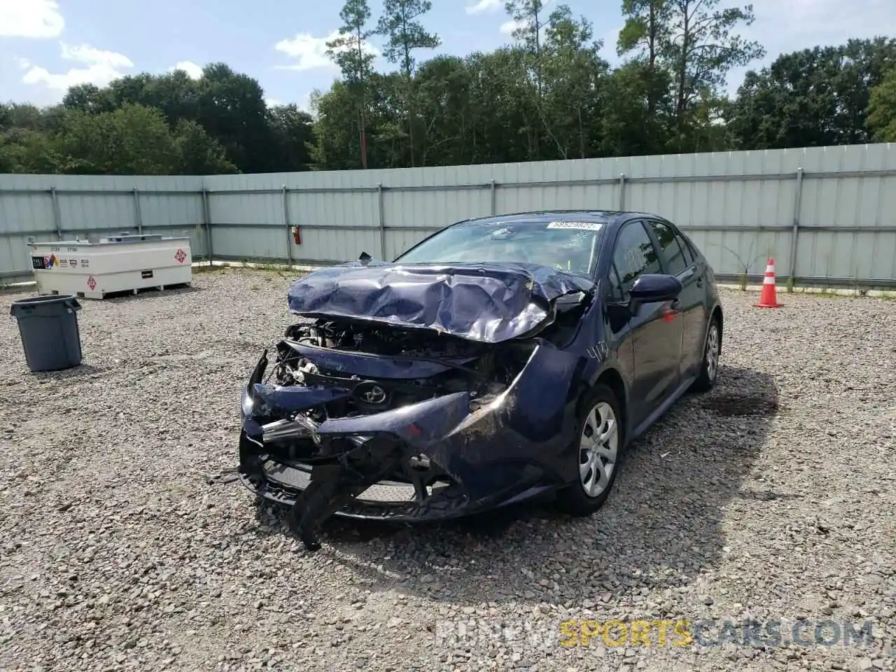 9 Photograph of a damaged car 5YFEPRAE7LP011121 TOYOTA COROLLA 2020