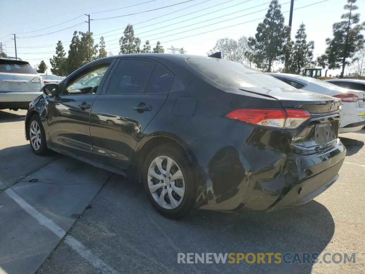 2 Photograph of a damaged car 5YFEPRAE7LP019753 TOYOTA COROLLA 2020