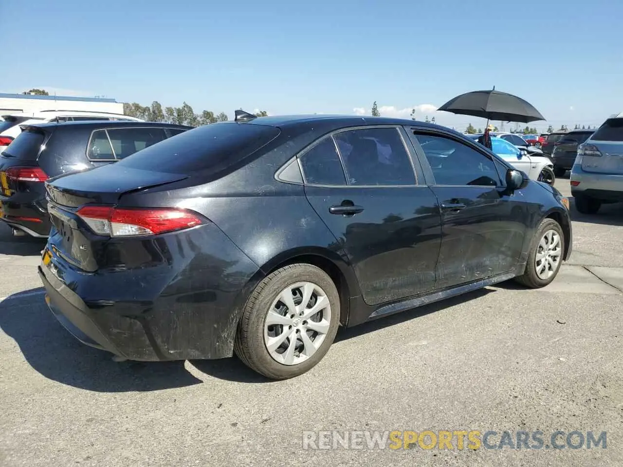 3 Photograph of a damaged car 5YFEPRAE7LP019753 TOYOTA COROLLA 2020
