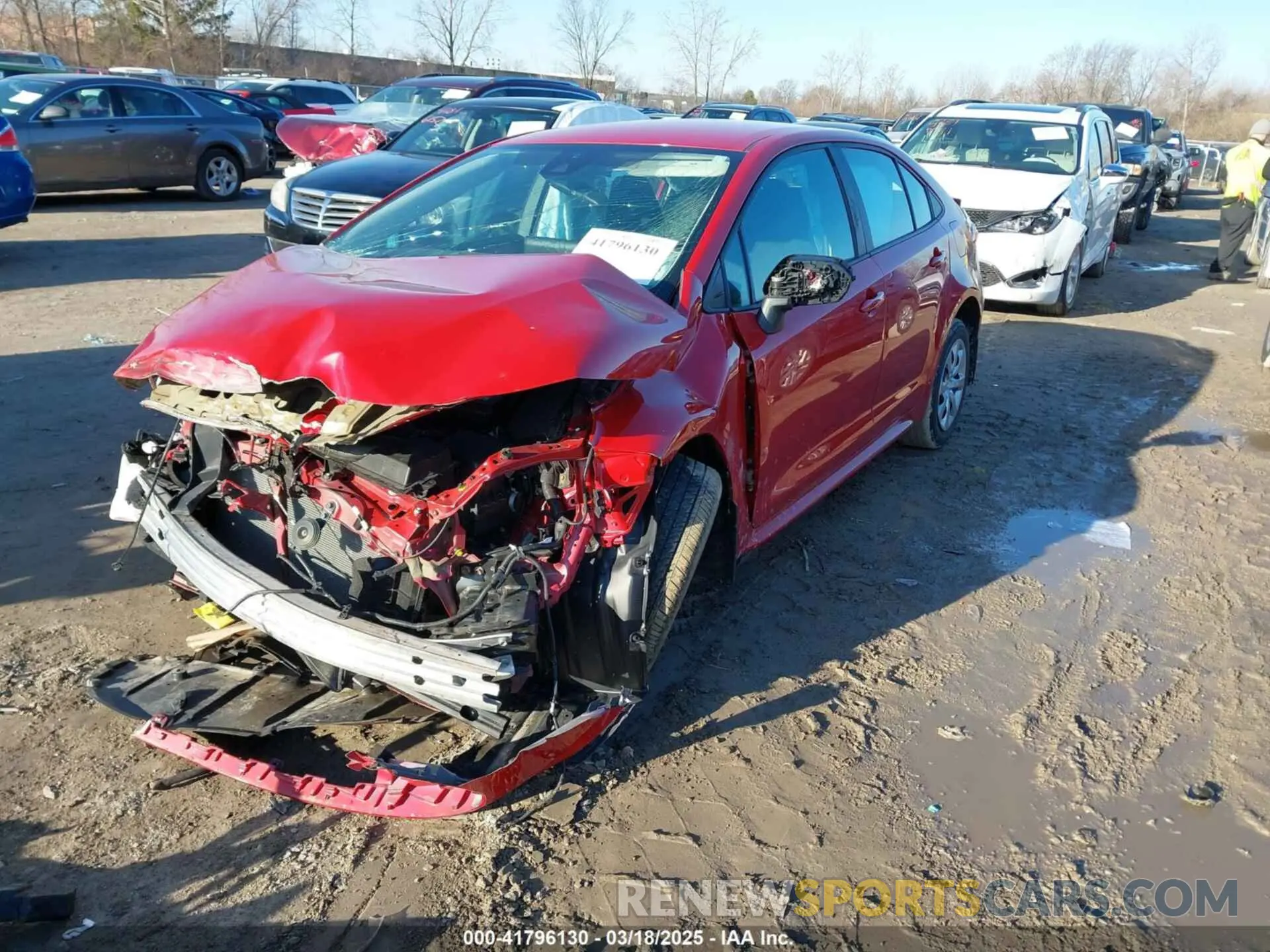 2 Photograph of a damaged car 5YFEPRAE7LP025942 TOYOTA COROLLA 2020