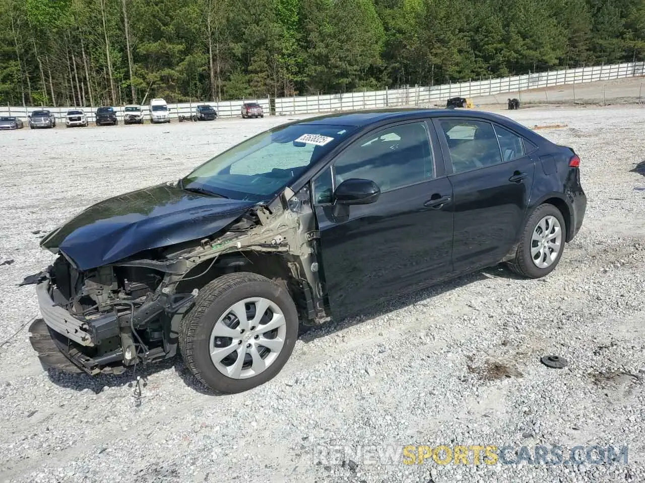 1 Photograph of a damaged car 5YFEPRAE7LP026749 TOYOTA COROLLA 2020