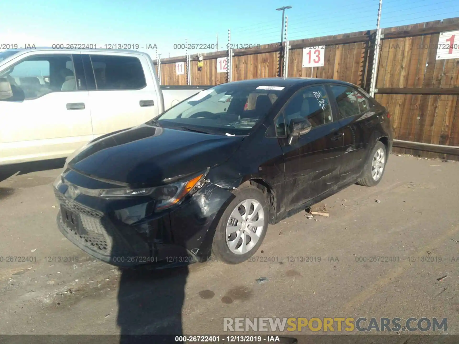 2 Photograph of a damaged car 5YFEPRAE7LP029585 TOYOTA COROLLA 2020