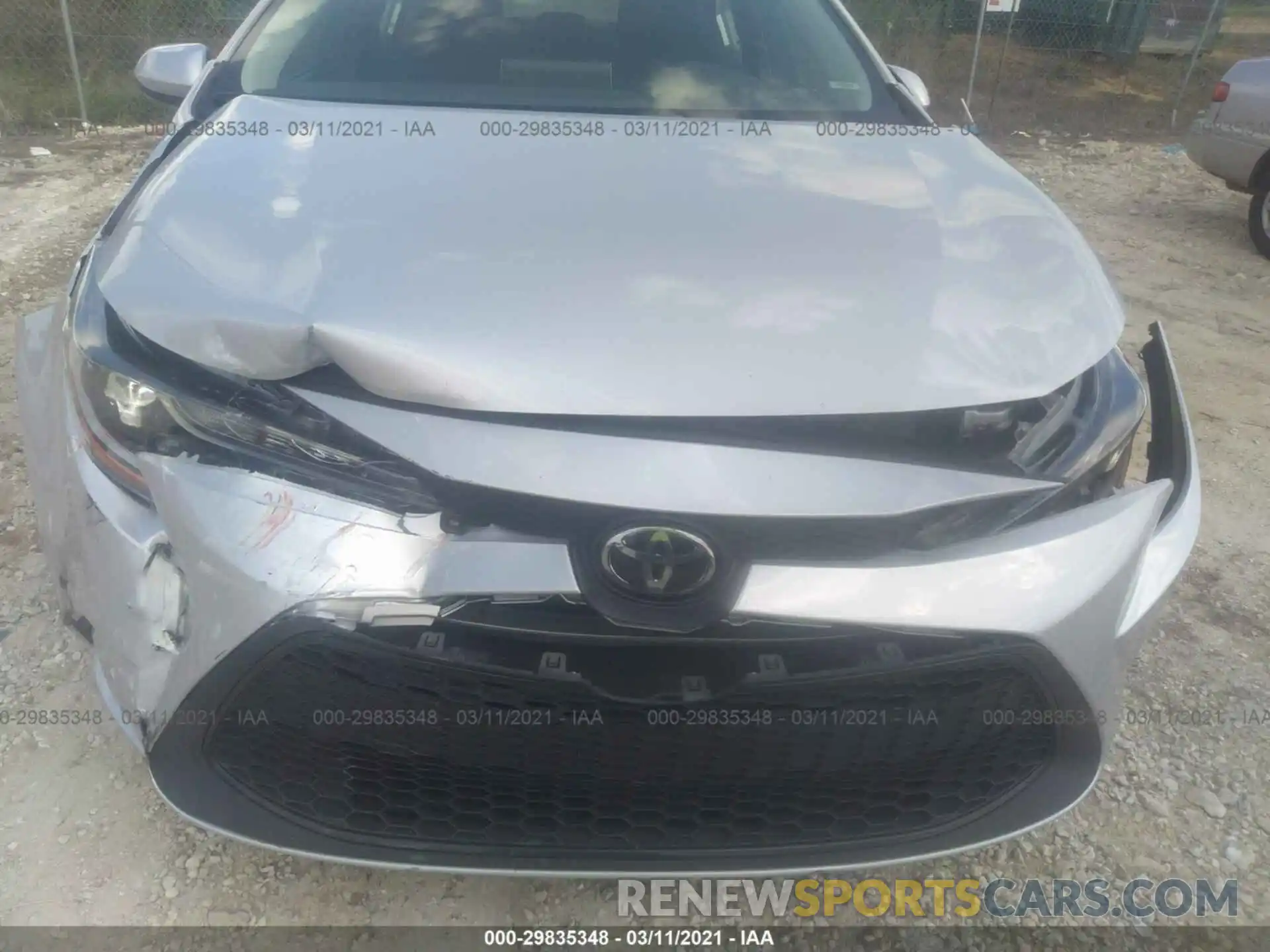 6 Photograph of a damaged car 5YFEPRAE7LP031241 TOYOTA COROLLA 2020