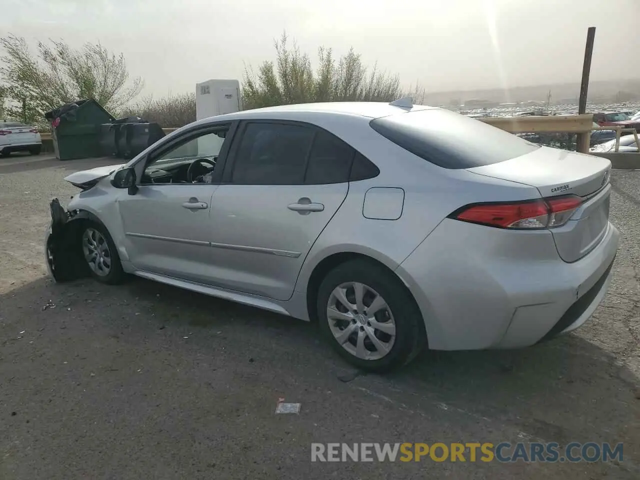 2 Photograph of a damaged car 5YFEPRAE7LP033491 TOYOTA COROLLA 2020