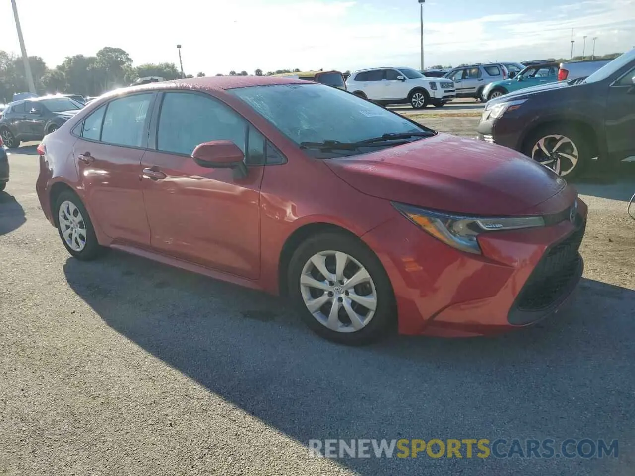 4 Photograph of a damaged car 5YFEPRAE7LP048623 TOYOTA COROLLA 2020