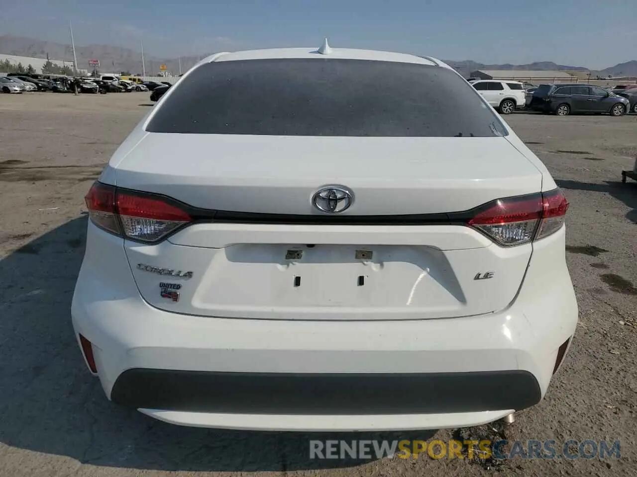 6 Photograph of a damaged car 5YFEPRAE7LP050100 TOYOTA COROLLA 2020