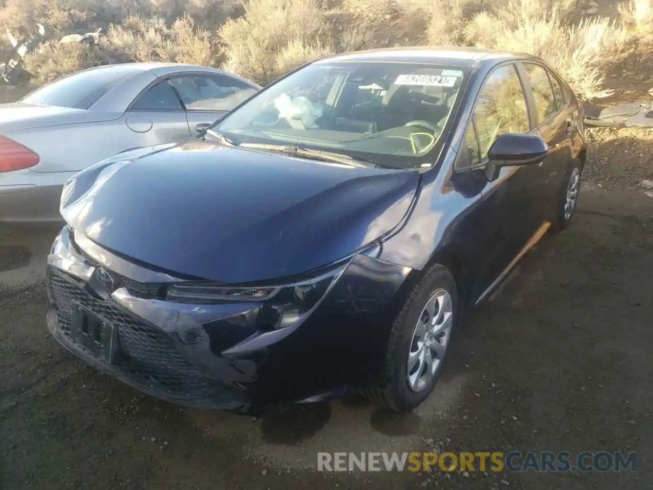 2 Photograph of a damaged car 5YFEPRAE7LP061758 TOYOTA COROLLA 2020