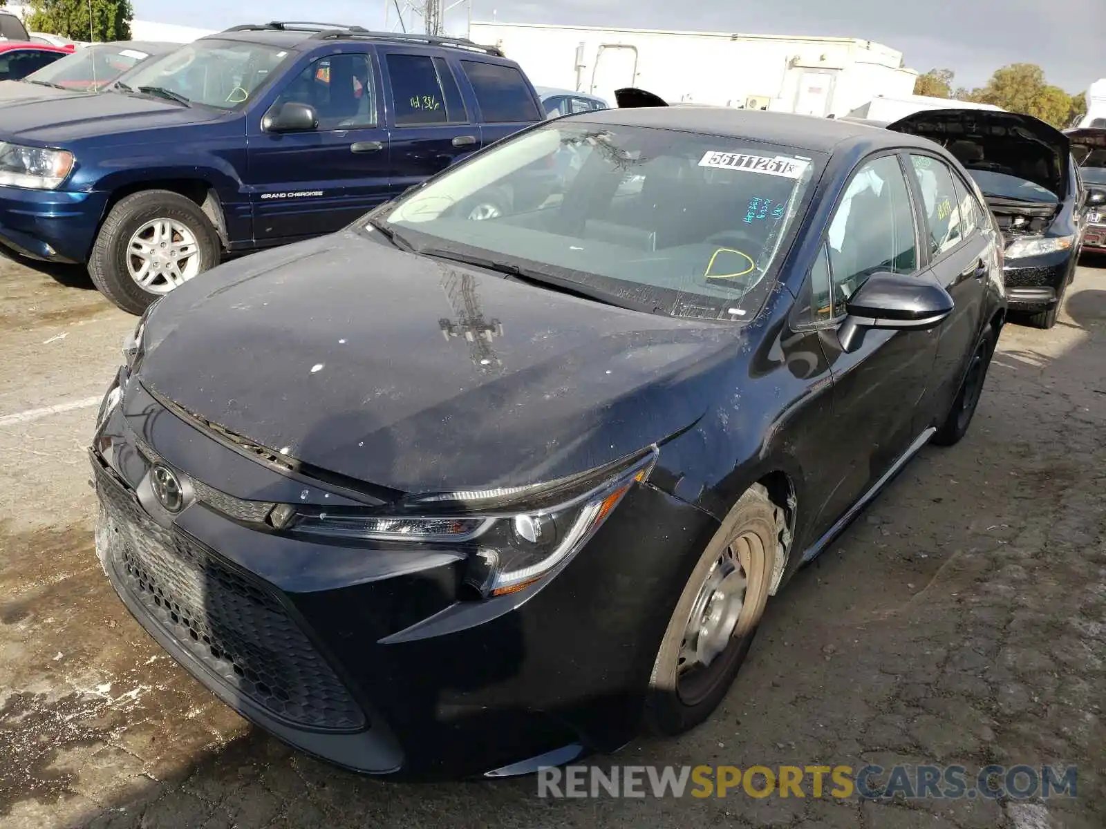 2 Photograph of a damaged car 5YFEPRAE7LP065261 TOYOTA COROLLA 2020