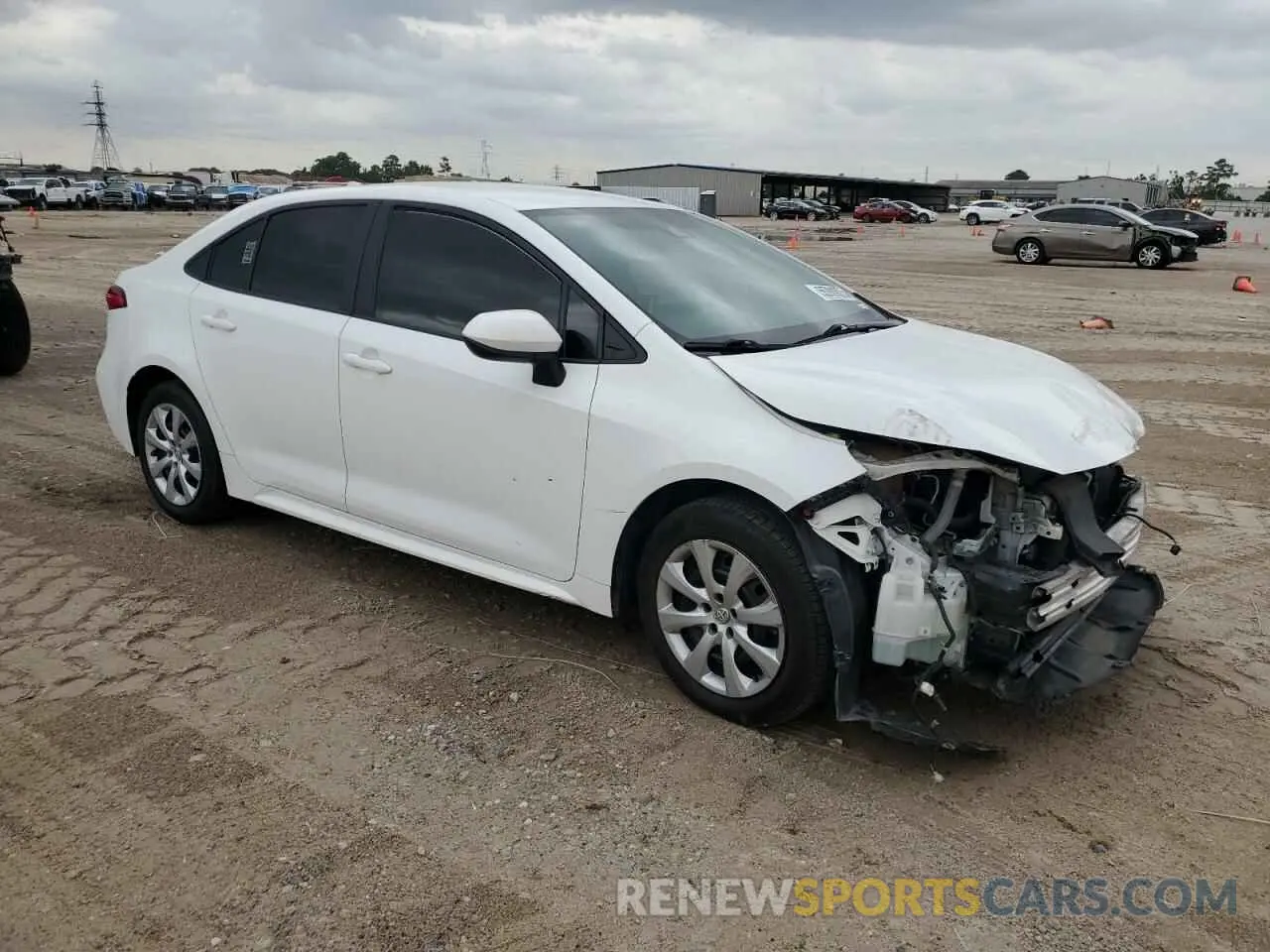 4 Photograph of a damaged car 5YFEPRAE7LP065521 TOYOTA COROLLA 2020
