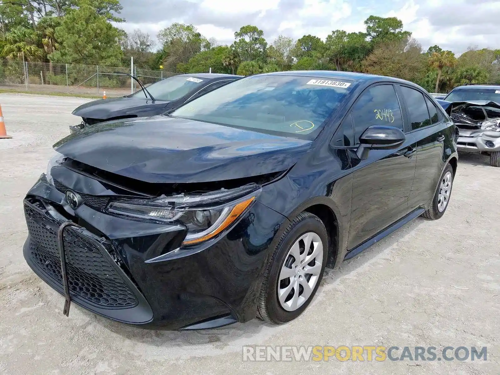 2 Photograph of a damaged car 5YFEPRAE7LP068662 TOYOTA COROLLA 2020