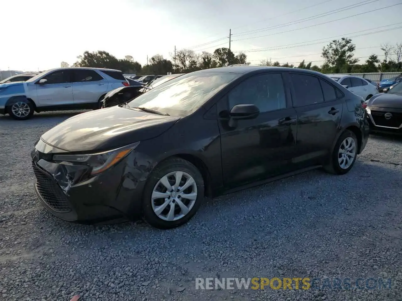1 Photograph of a damaged car 5YFEPRAE7LP069570 TOYOTA COROLLA 2020