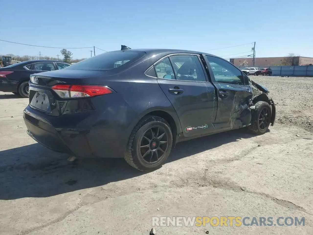 3 Photograph of a damaged car 5YFEPRAE7LP074445 TOYOTA COROLLA 2020