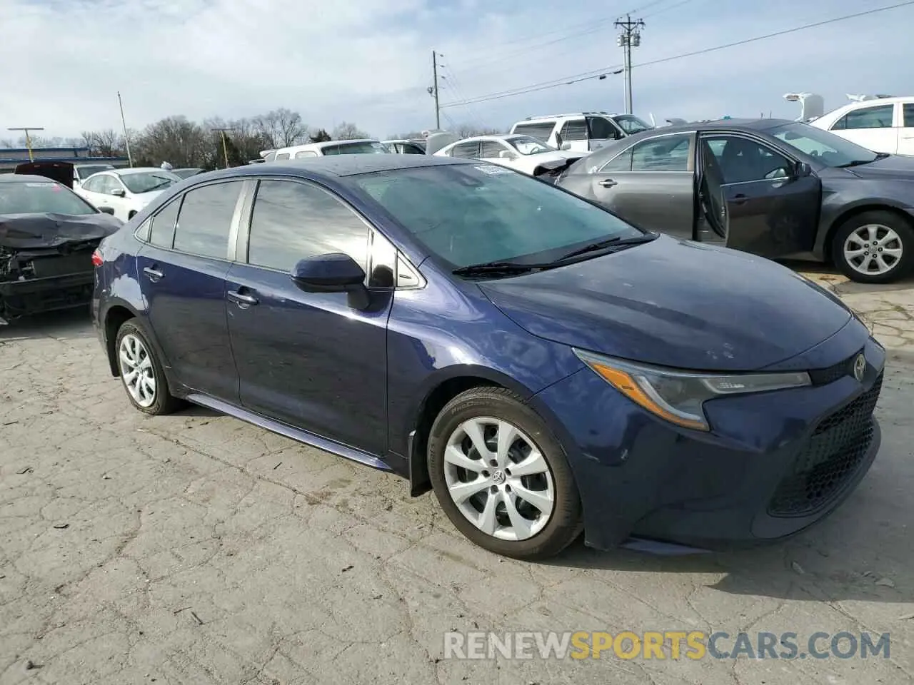 4 Photograph of a damaged car 5YFEPRAE7LP077720 TOYOTA COROLLA 2020