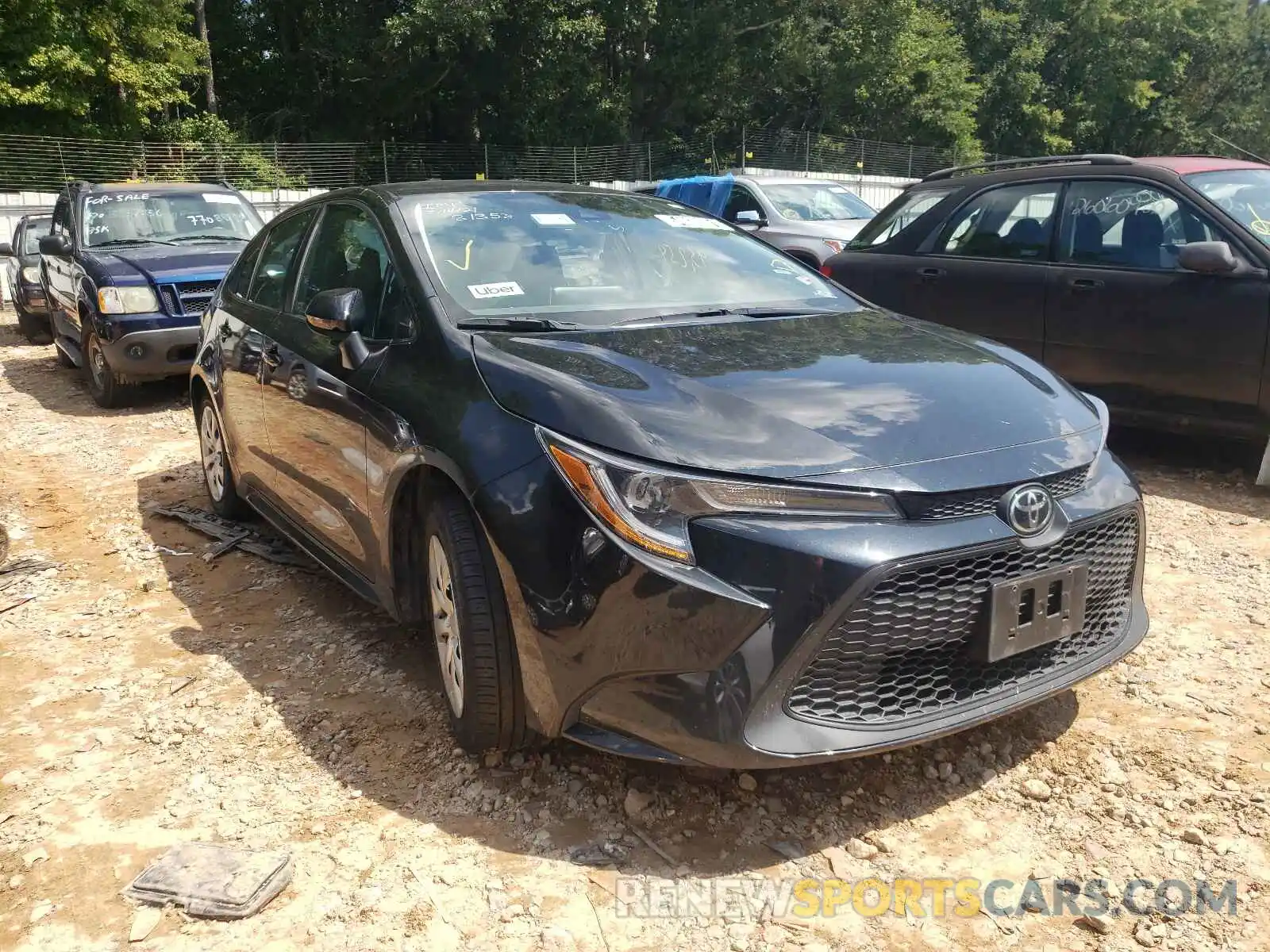 1 Photograph of a damaged car 5YFEPRAE7LP077992 TOYOTA COROLLA 2020