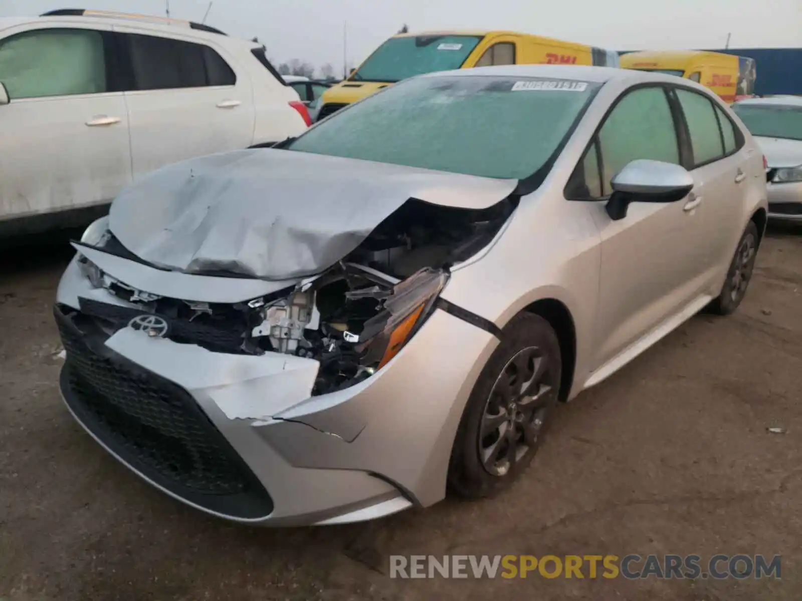 2 Photograph of a damaged car 5YFEPRAE7LP079533 TOYOTA COROLLA 2020