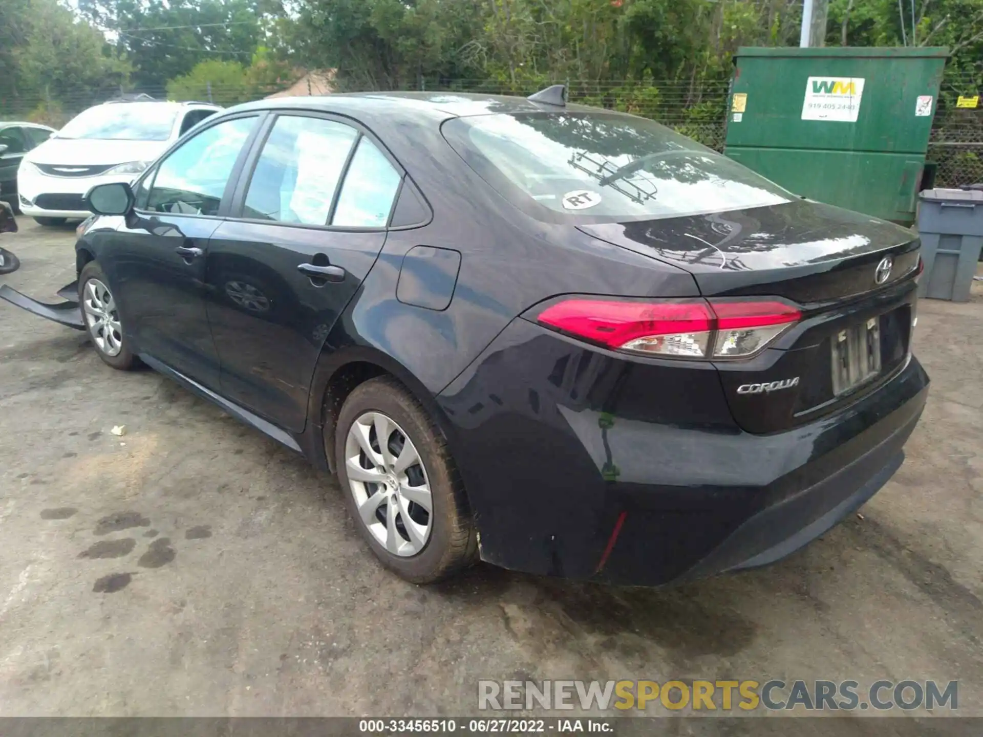 3 Photograph of a damaged car 5YFEPRAE7LP084134 TOYOTA COROLLA 2020