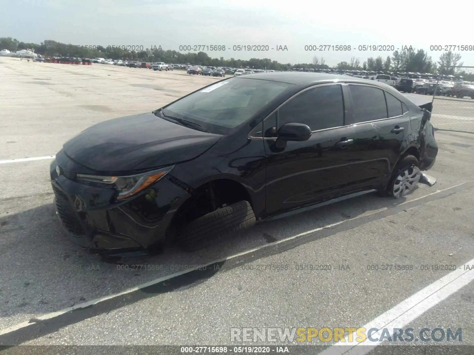 2 Photograph of a damaged car 5YFEPRAE7LP089737 TOYOTA COROLLA 2020