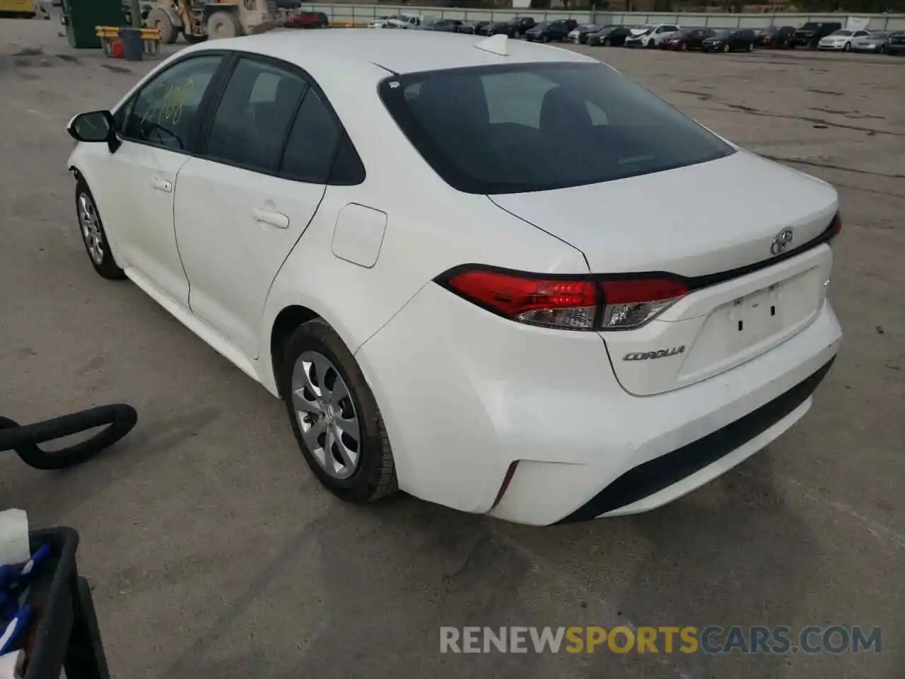 3 Photograph of a damaged car 5YFEPRAE7LP096834 TOYOTA COROLLA 2020