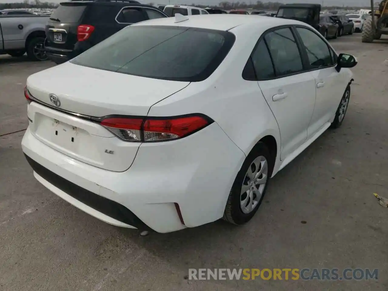 4 Photograph of a damaged car 5YFEPRAE7LP096834 TOYOTA COROLLA 2020