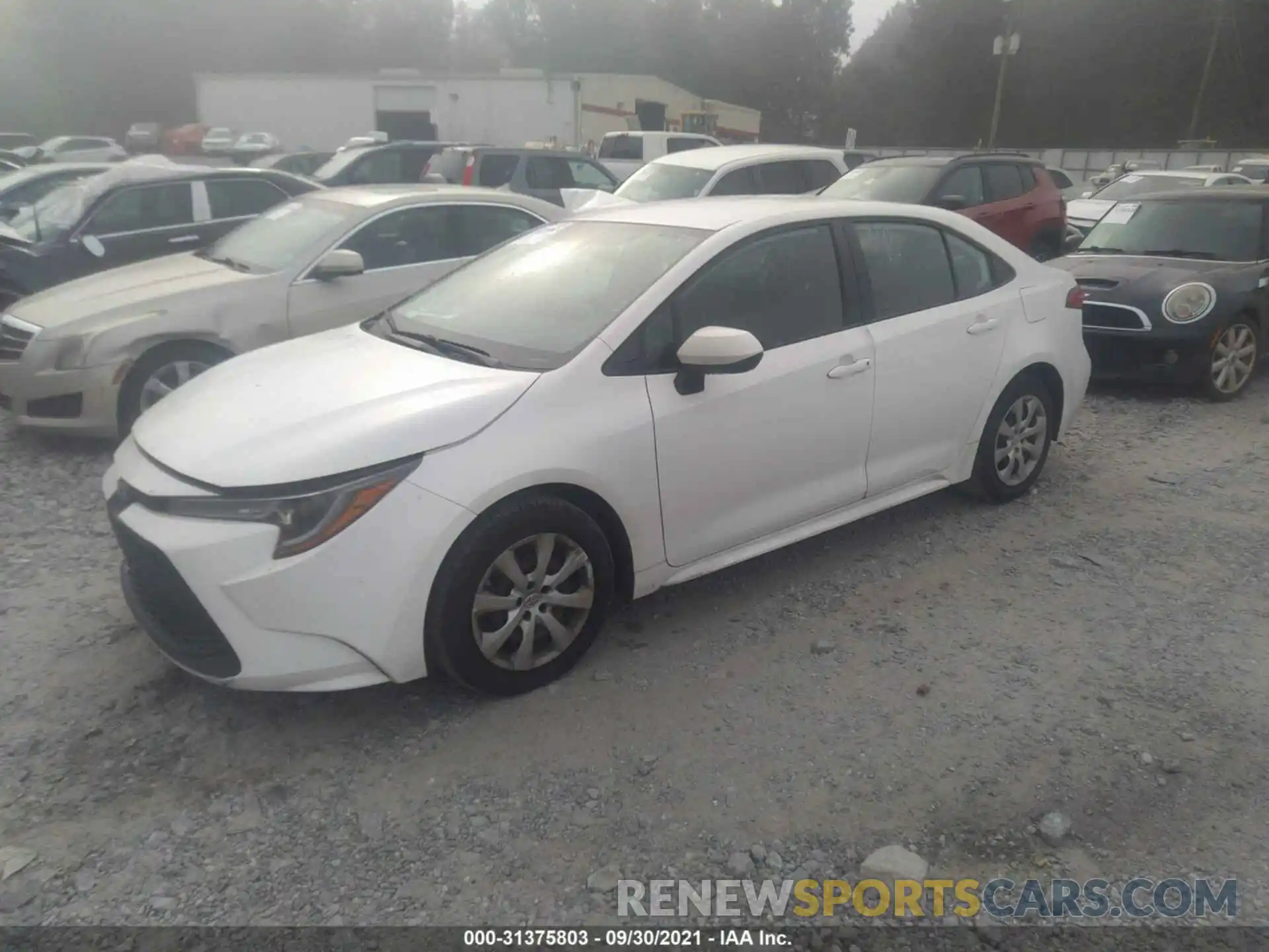 2 Photograph of a damaged car 5YFEPRAE7LP096932 TOYOTA COROLLA 2020