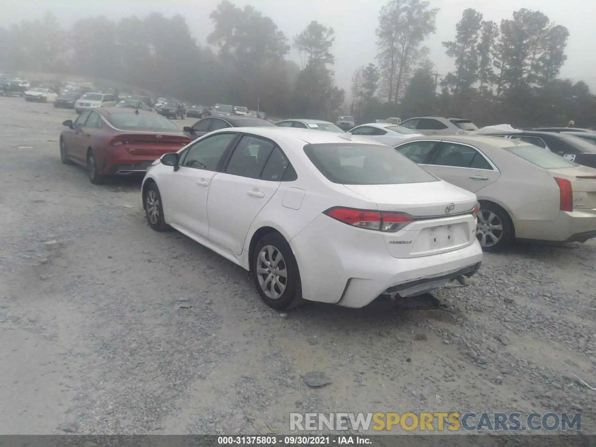 3 Photograph of a damaged car 5YFEPRAE7LP096932 TOYOTA COROLLA 2020