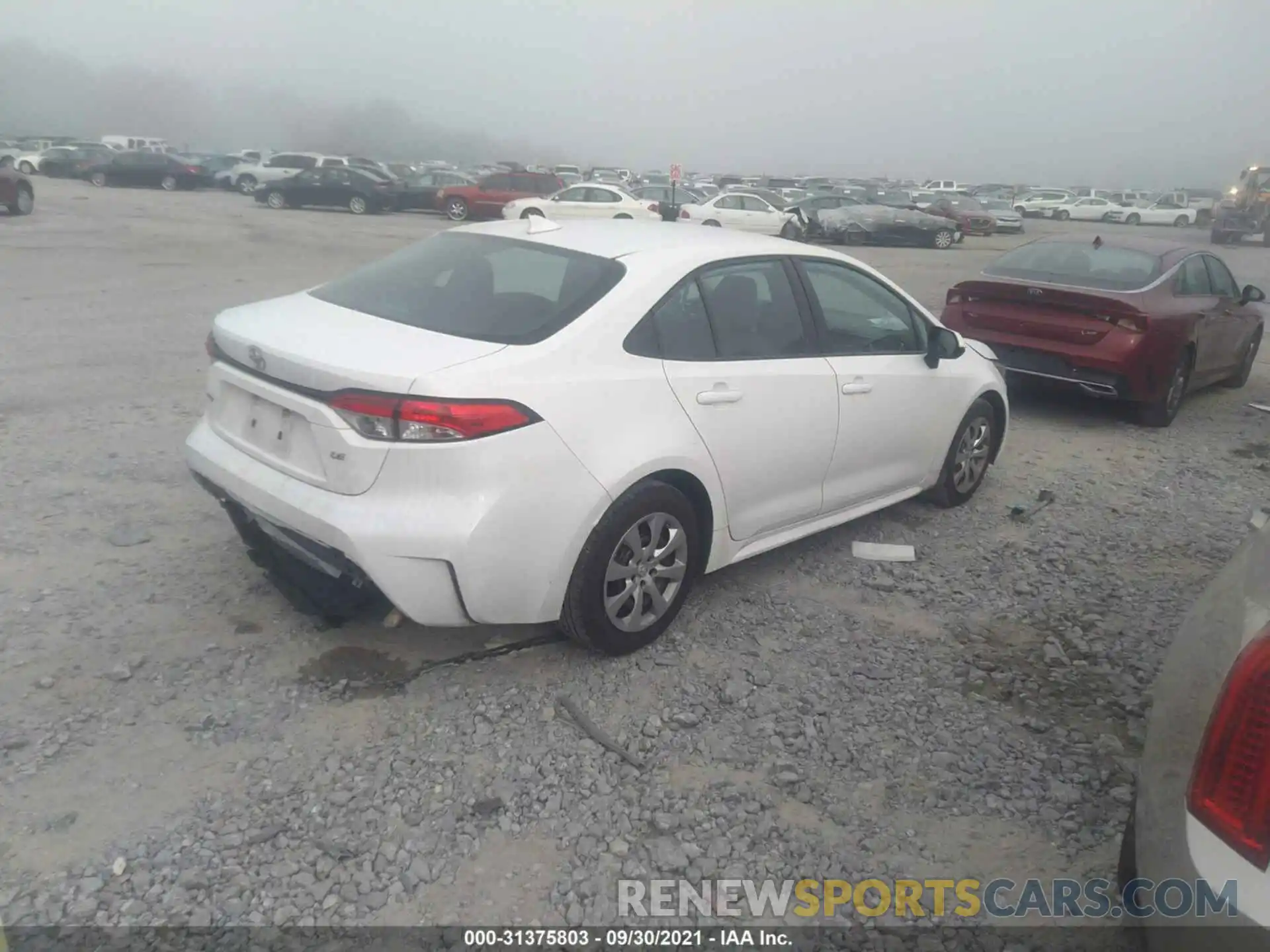 4 Photograph of a damaged car 5YFEPRAE7LP096932 TOYOTA COROLLA 2020