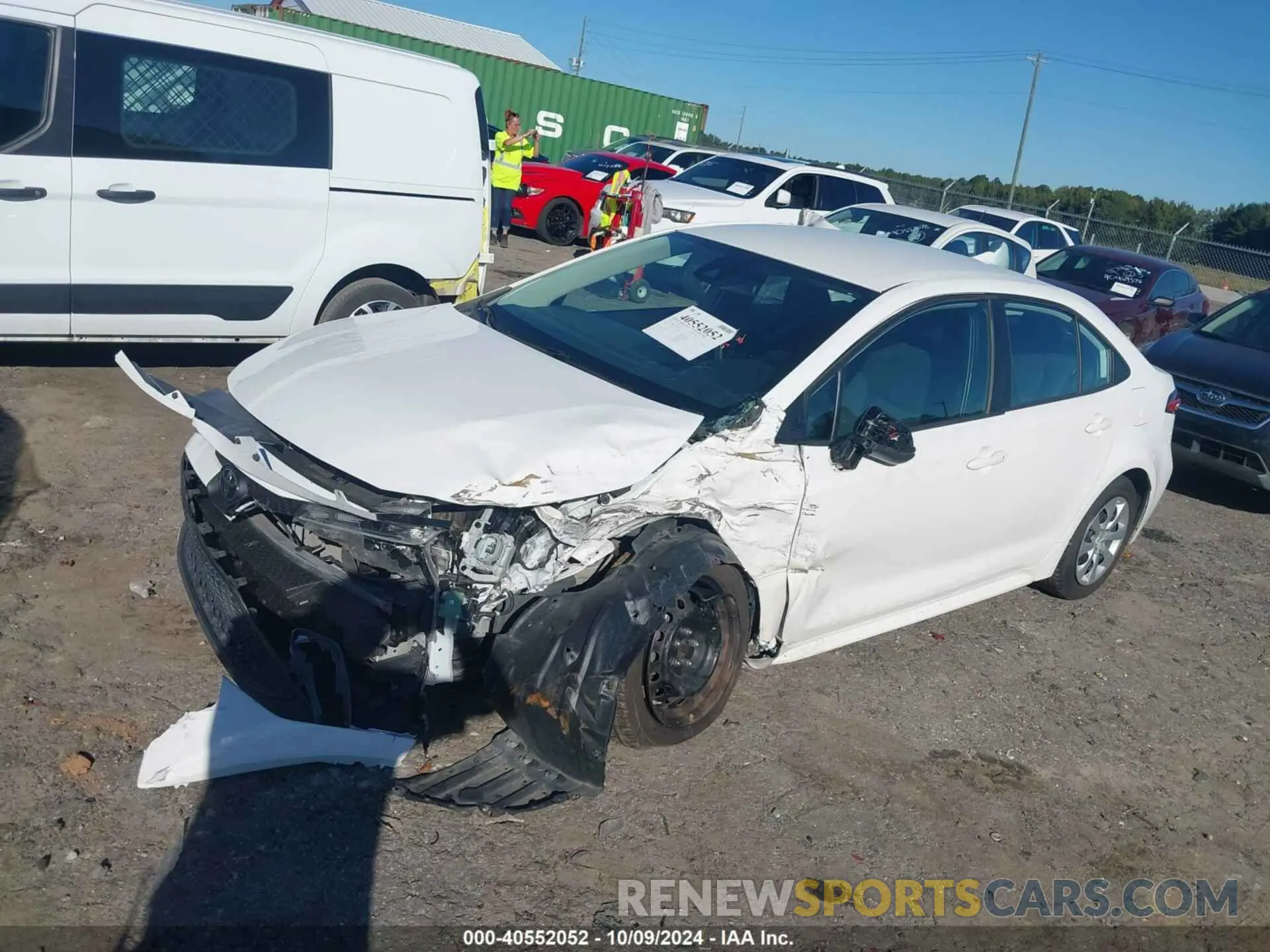 2 Photograph of a damaged car 5YFEPRAE7LP098583 TOYOTA COROLLA 2020