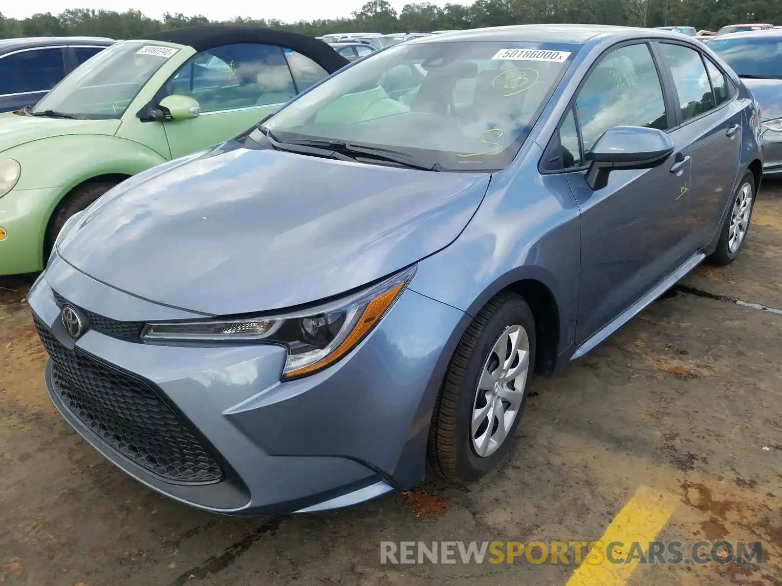 2 Photograph of a damaged car 5YFEPRAE7LP102695 TOYOTA COROLLA 2020