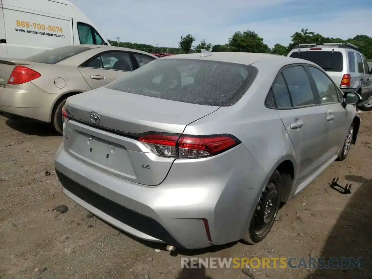 4 Photograph of a damaged car 5YFEPRAE7LP109047 TOYOTA COROLLA 2020