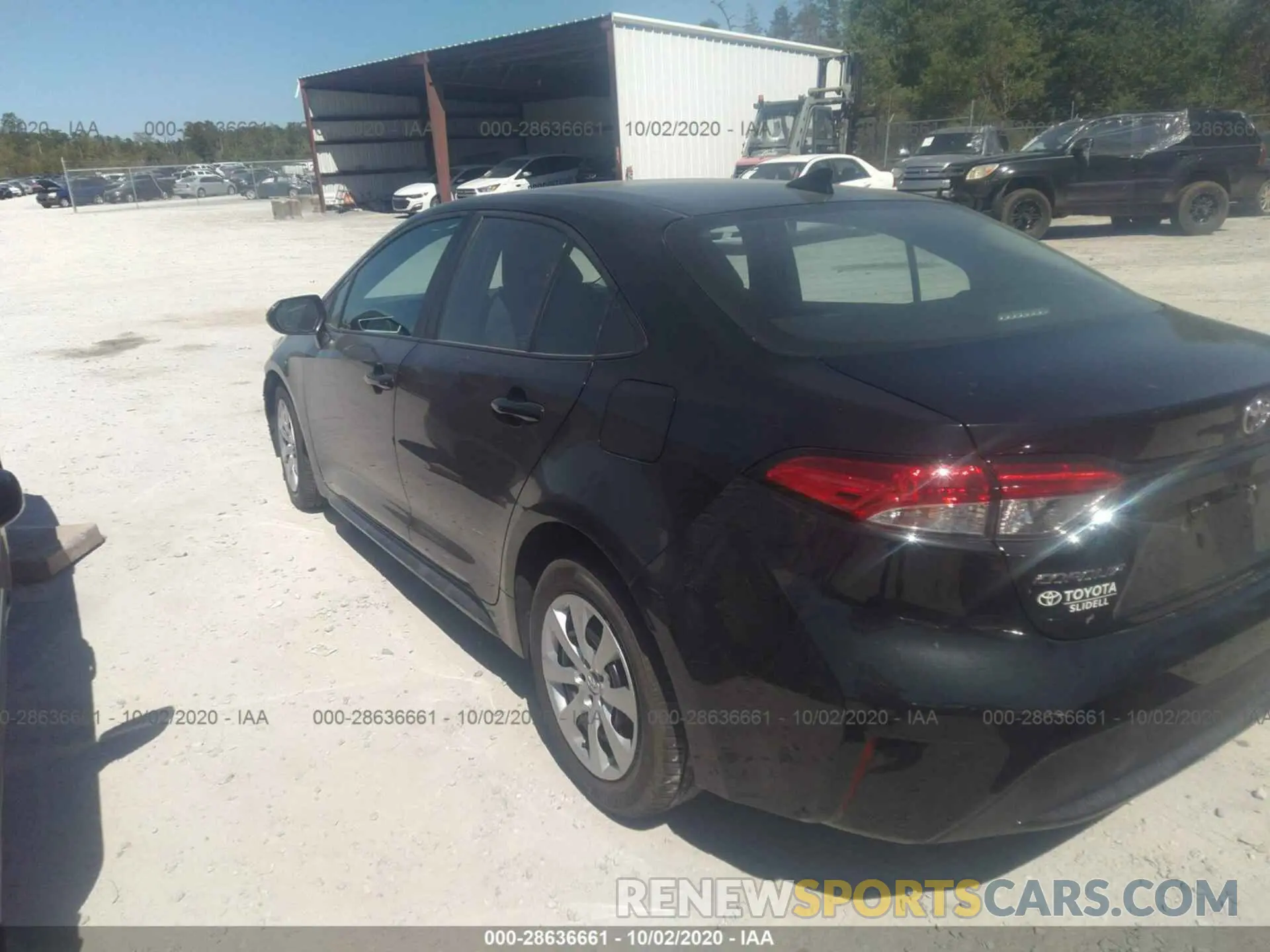 3 Photograph of a damaged car 5YFEPRAE7LP111204 TOYOTA COROLLA 2020
