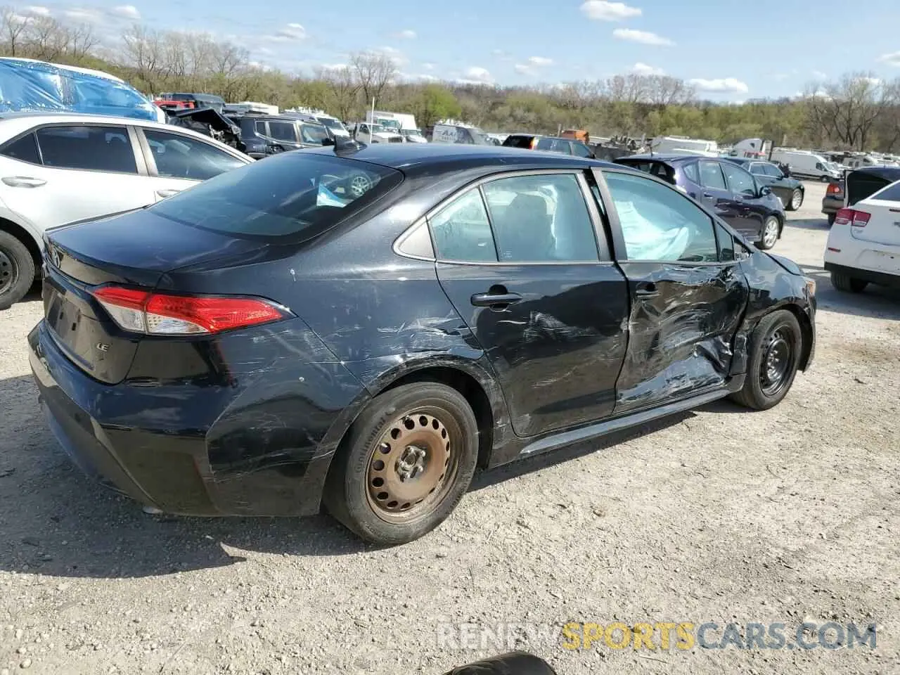 3 Photograph of a damaged car 5YFEPRAE7LP113552 TOYOTA COROLLA 2020
