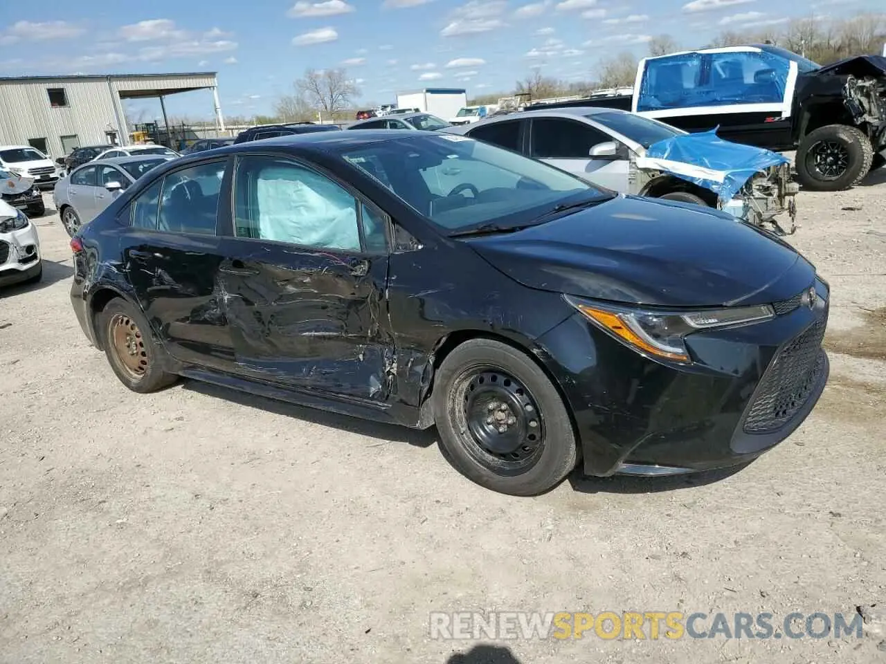 4 Photograph of a damaged car 5YFEPRAE7LP113552 TOYOTA COROLLA 2020