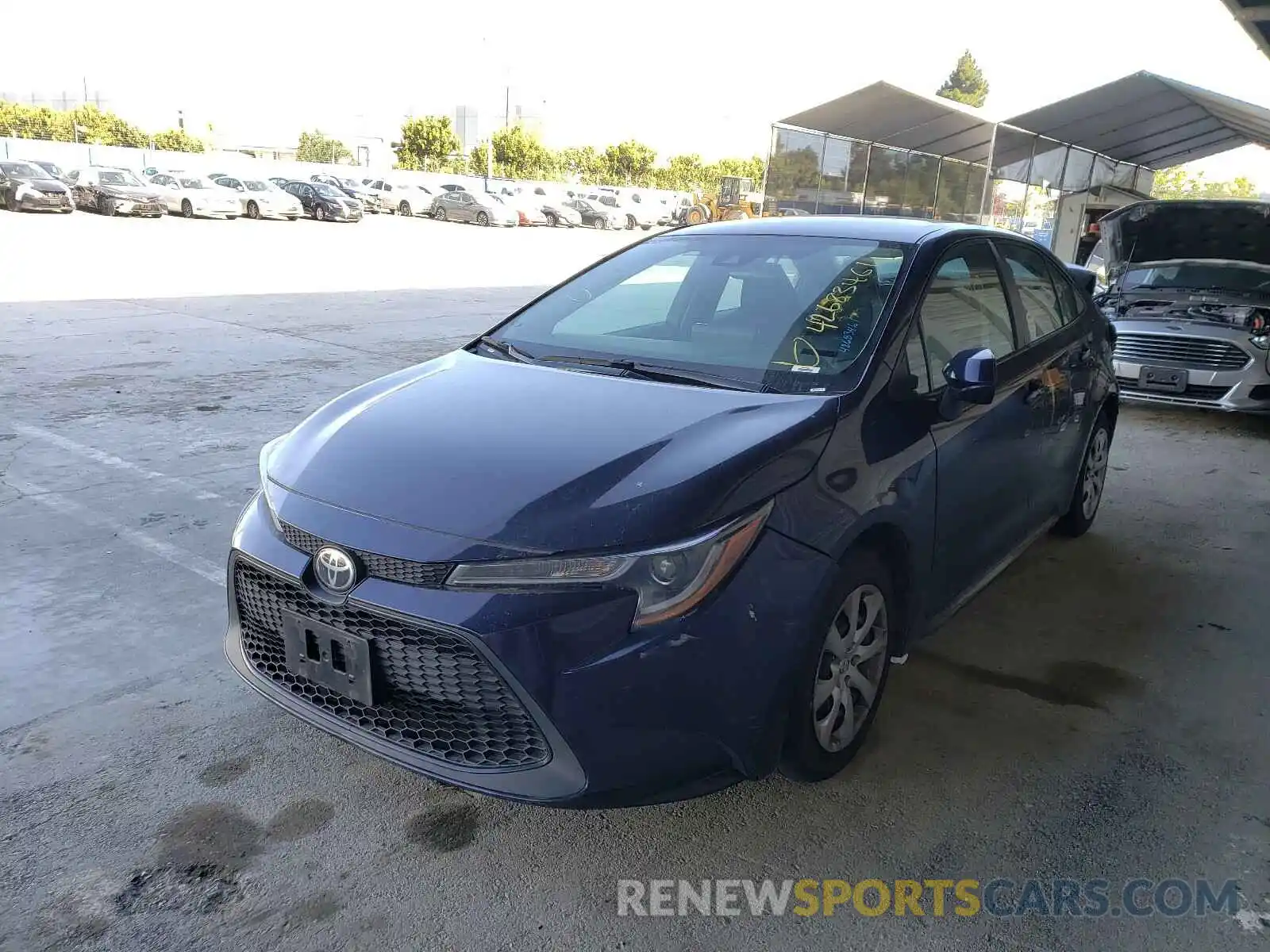 2 Photograph of a damaged car 5YFEPRAE7LP114393 TOYOTA COROLLA 2020