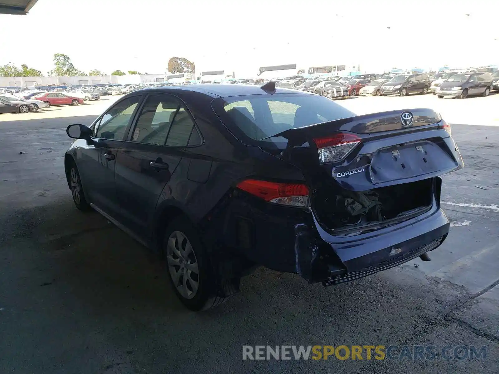 3 Photograph of a damaged car 5YFEPRAE7LP114393 TOYOTA COROLLA 2020