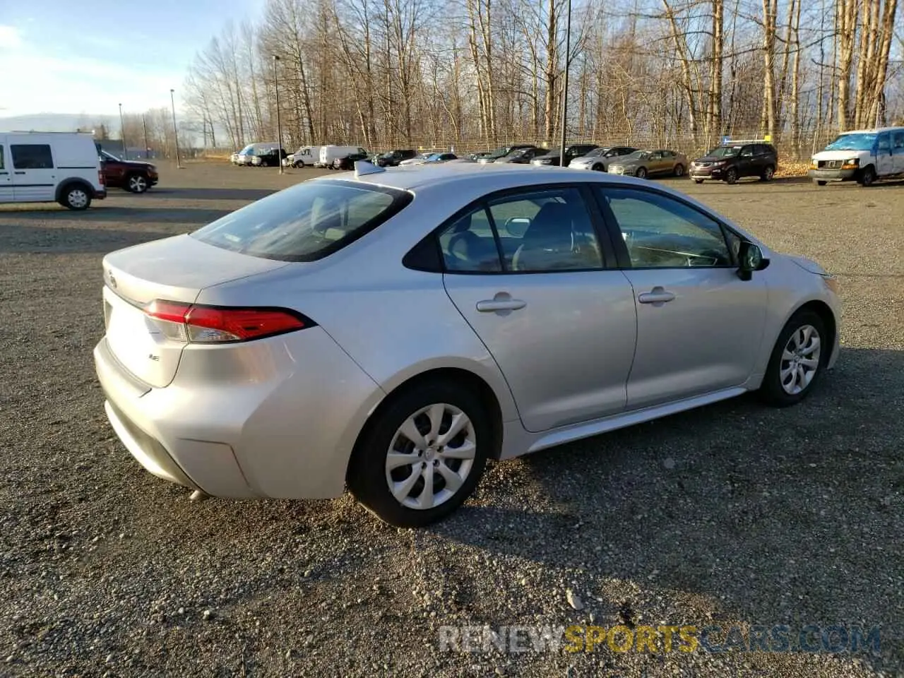 3 Photograph of a damaged car 5YFEPRAE7LP122980 TOYOTA COROLLA 2020