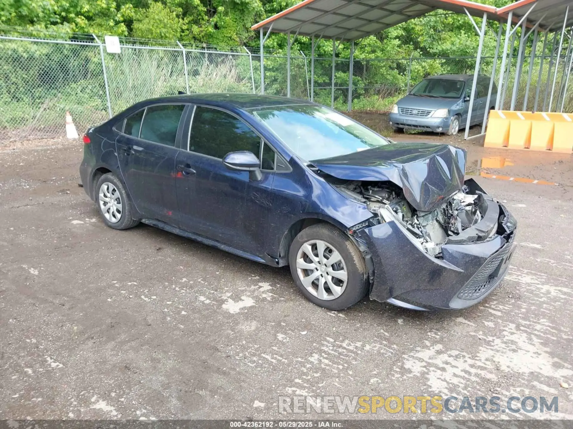1 Photograph of a damaged car 5YFEPRAE7LP134594 TOYOTA COROLLA 2020